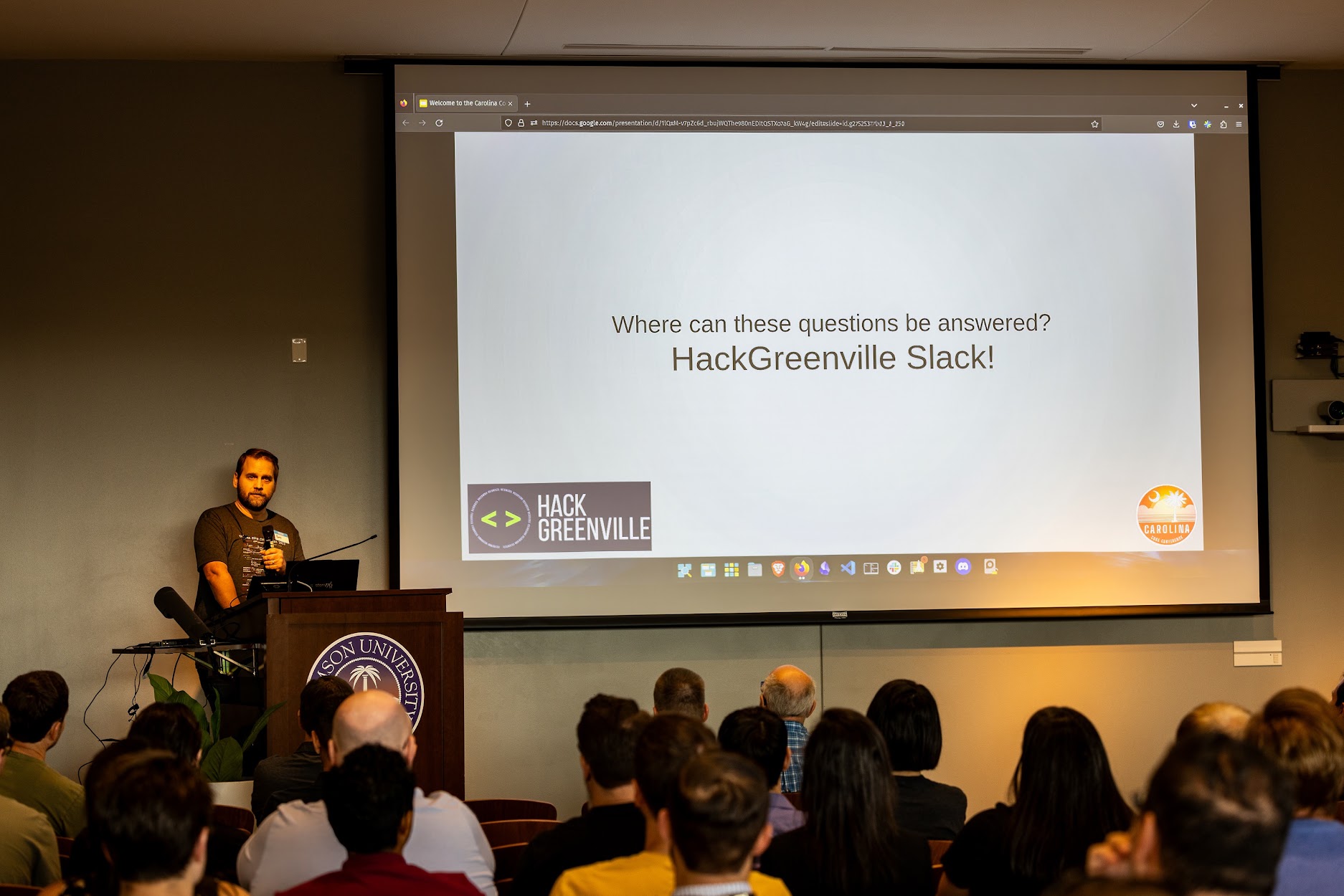 HackGreenville at the Carolina Code Conference