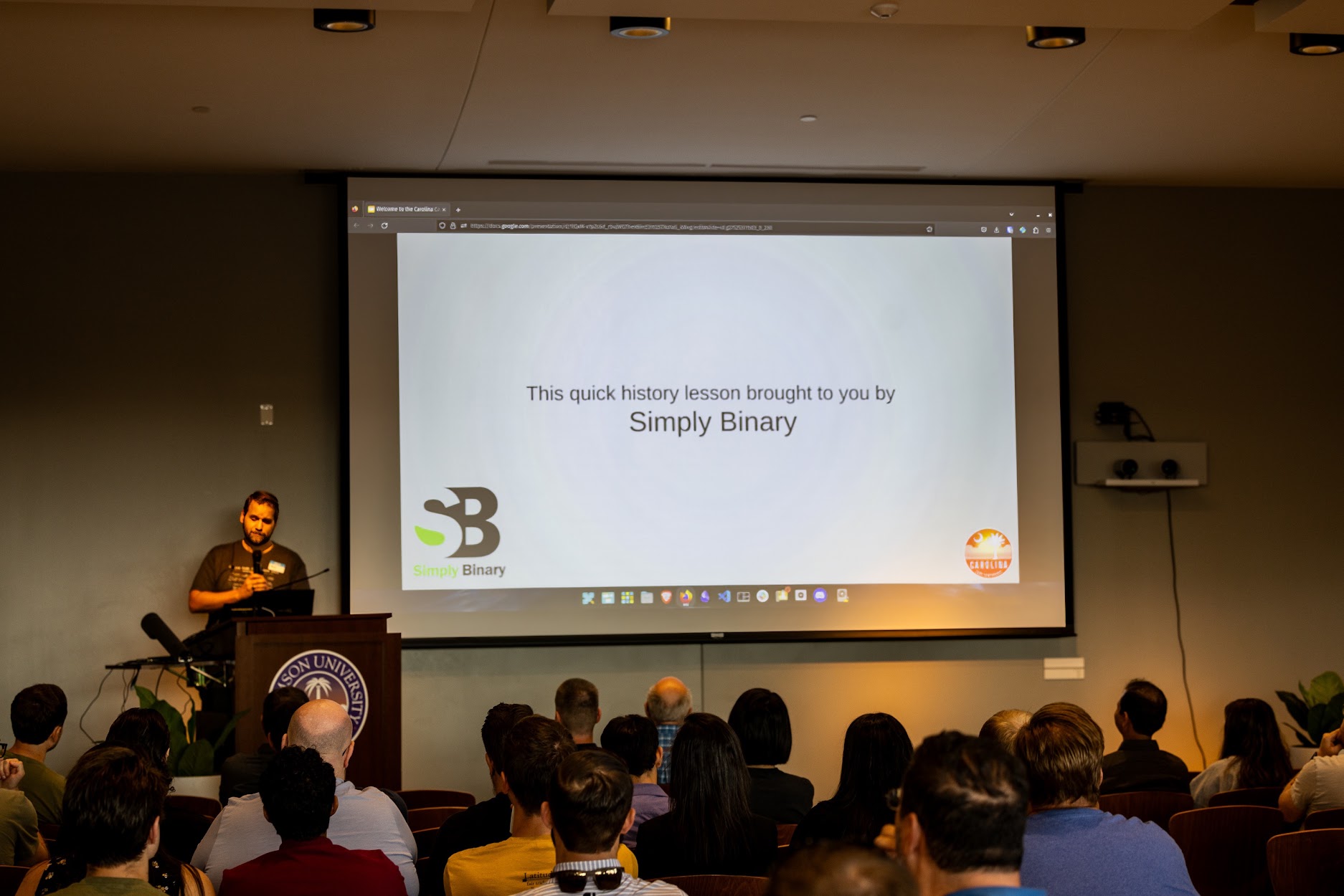Simply Binary at the Carolina Code Conference