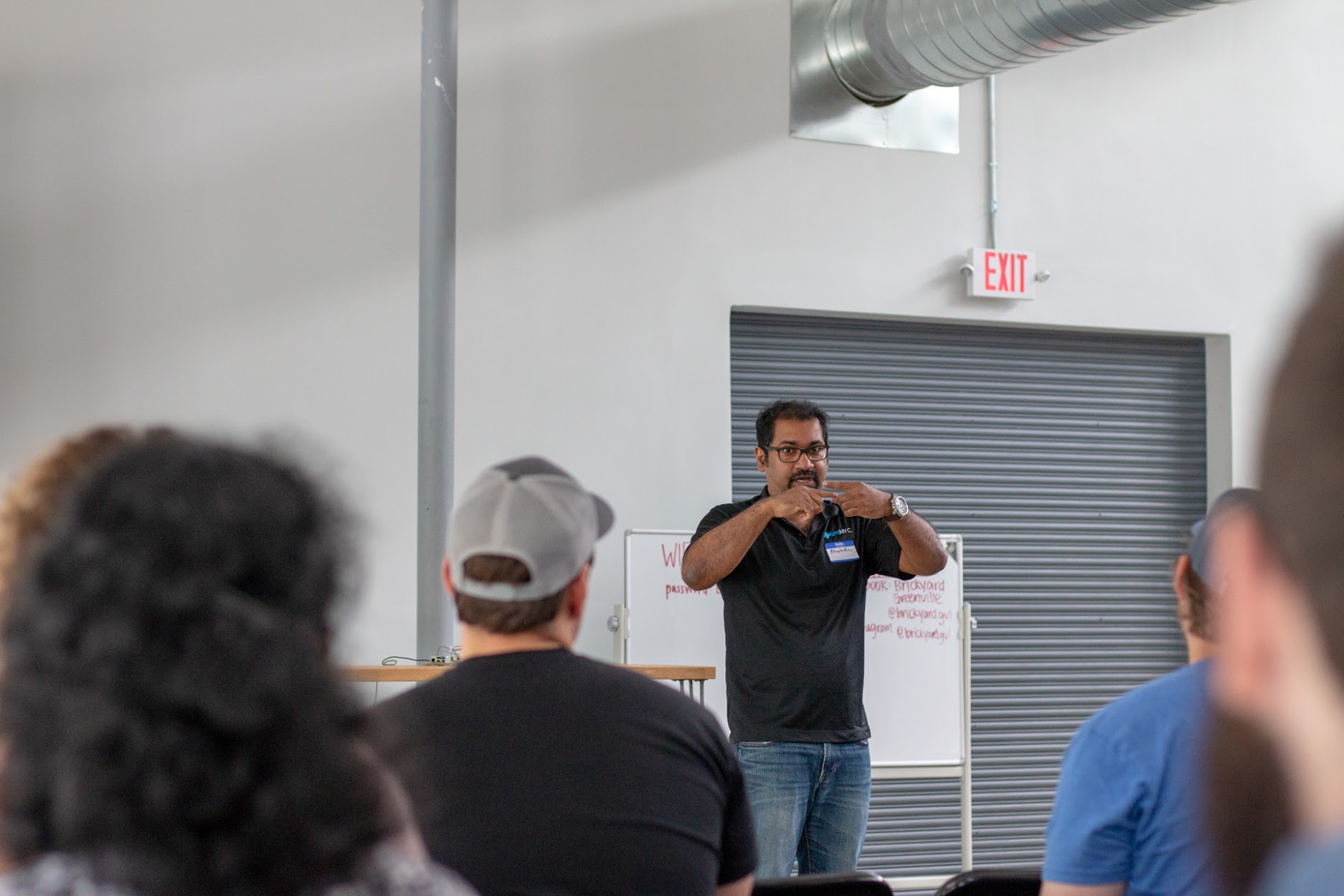 Bhakthi Liyanage speaking at the 2018 Carolina Code Conference