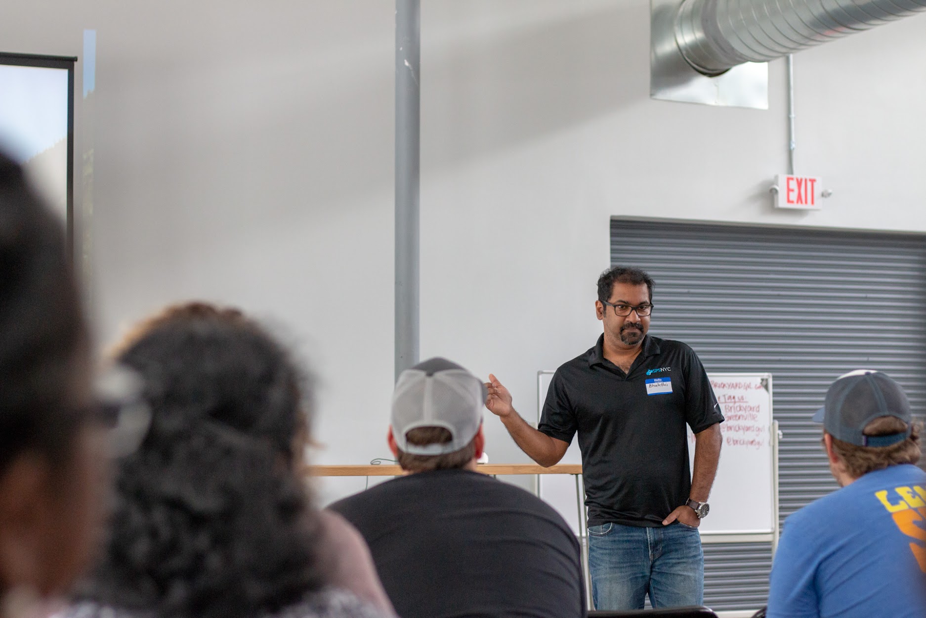 Bhakthi Liyanage speaking at the 2018 Carolina Code Conference