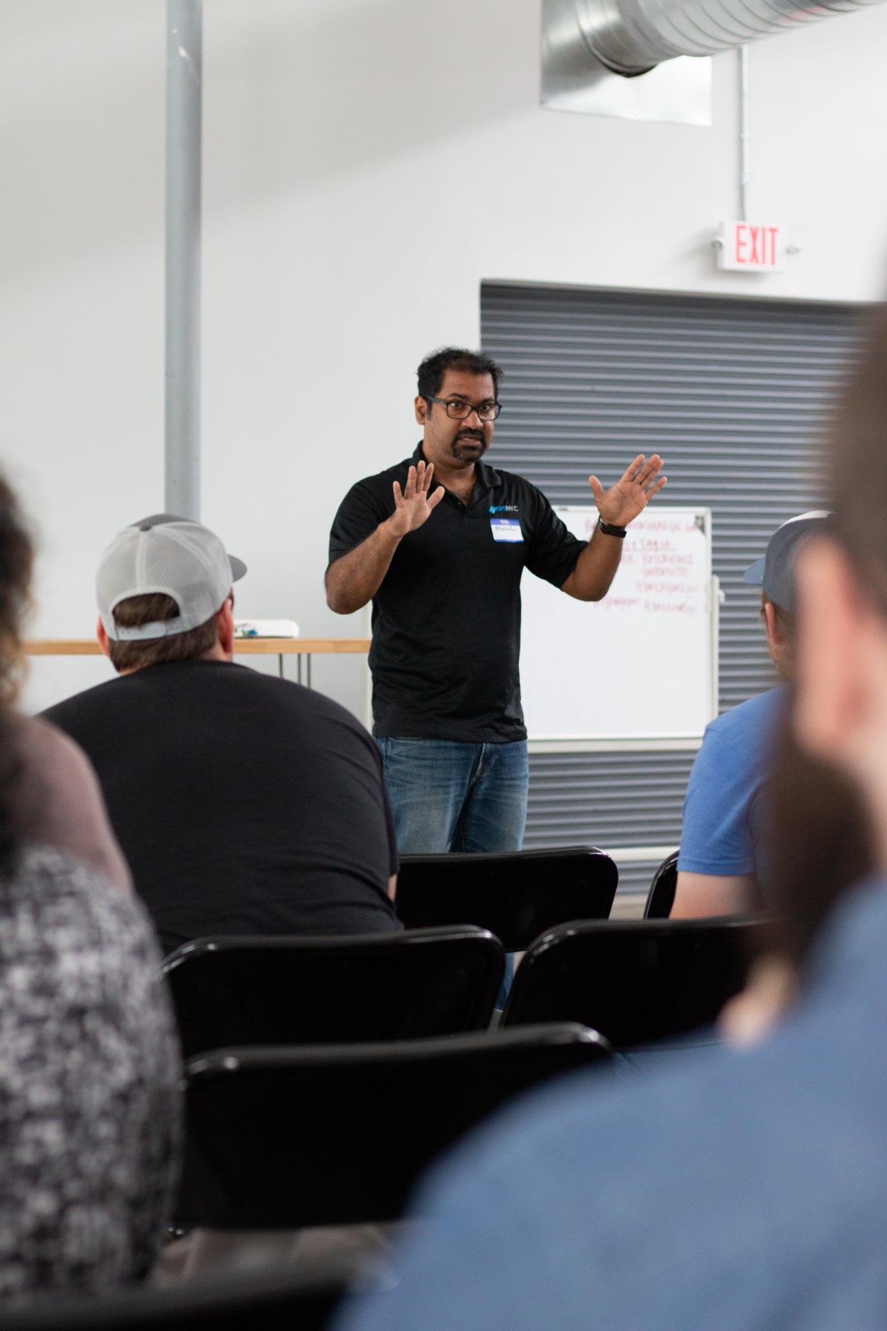 Bhakthi Liyanage speaking at the 2018 Carolina Code Conference