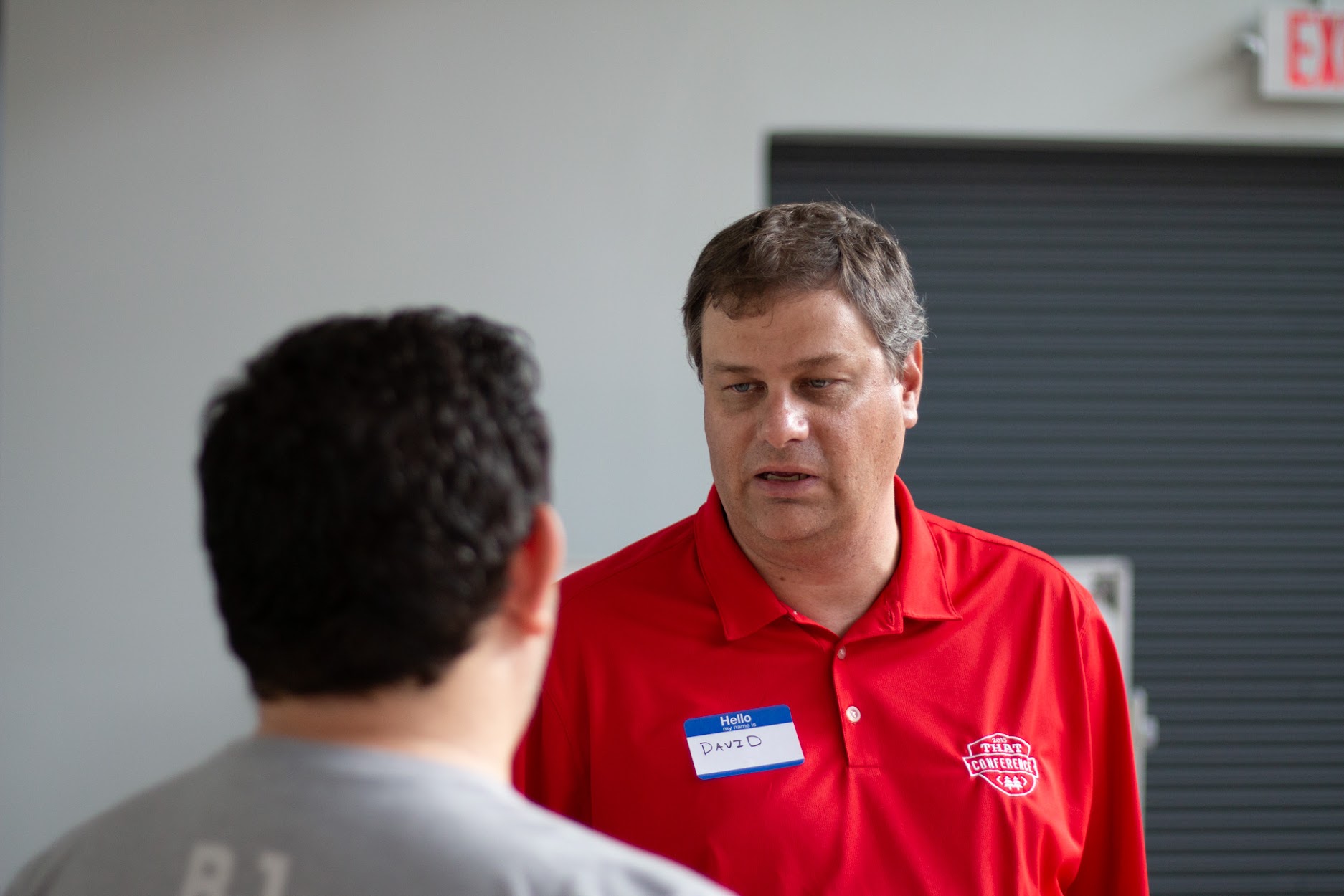 David Berry speaking at the 2018 Carolina Code Conference