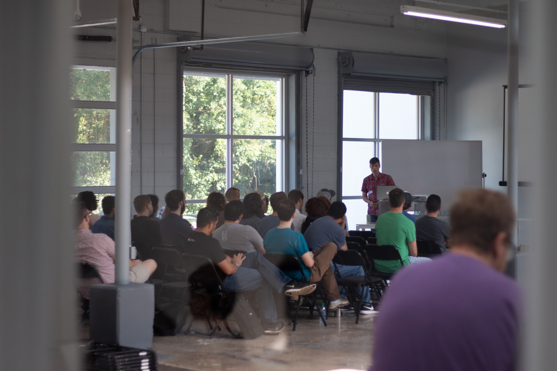Jeremy Smith speaking at the 2018 Carolina Code Conference