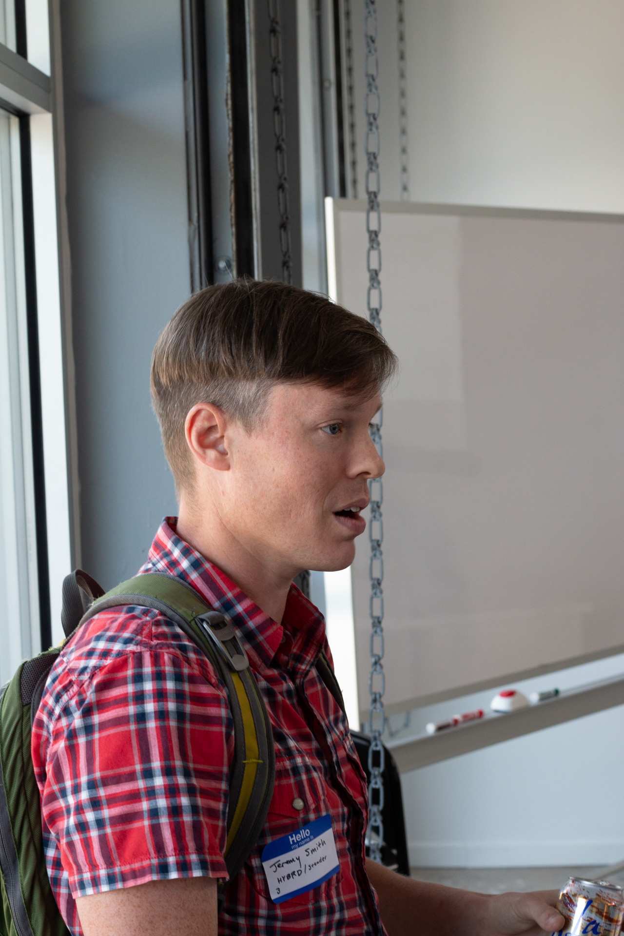 Jeremy Smith speaking at the 2018 Carolina Code Conference