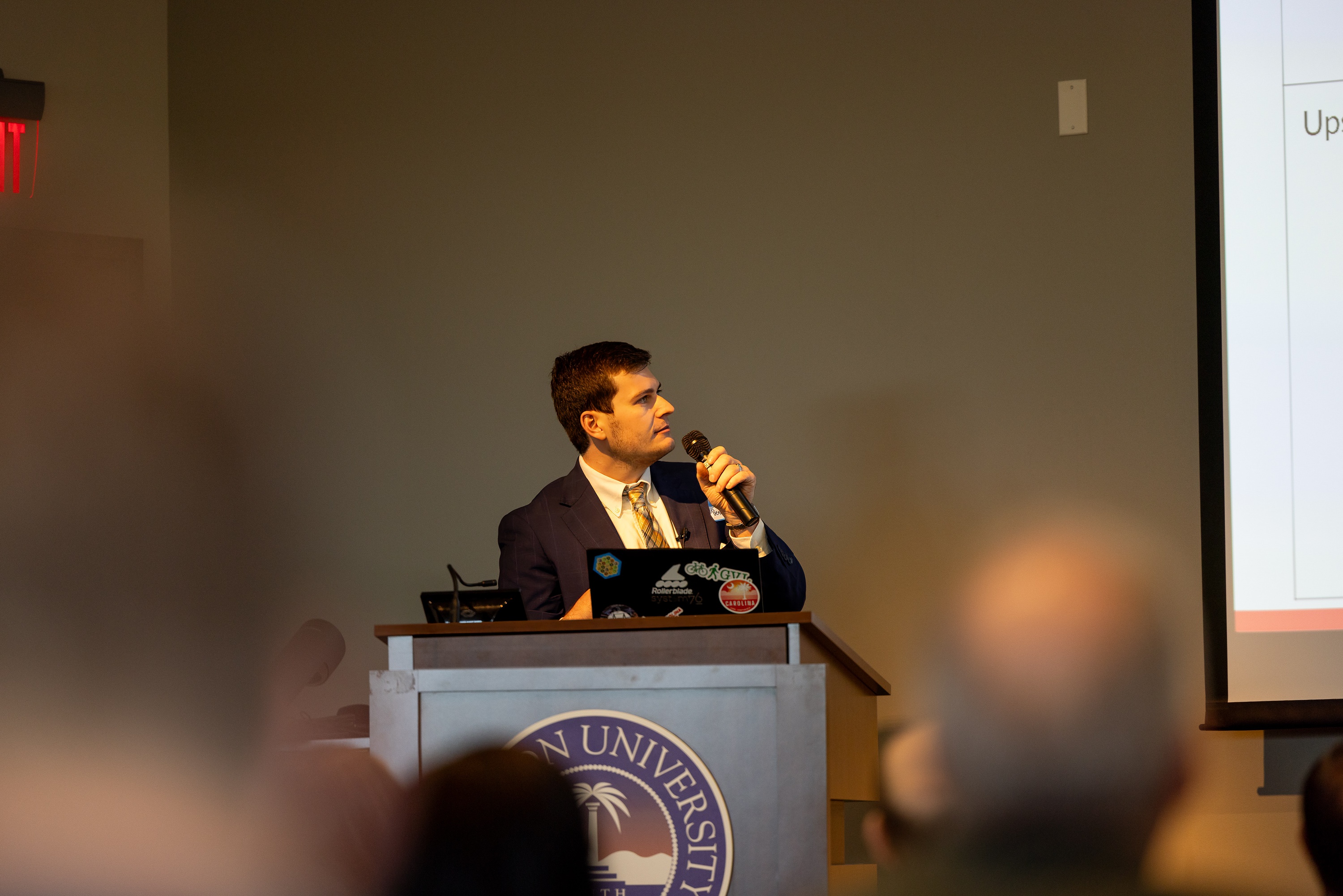 Bennett Meares speaking at the 2023 Carolina Code Conference