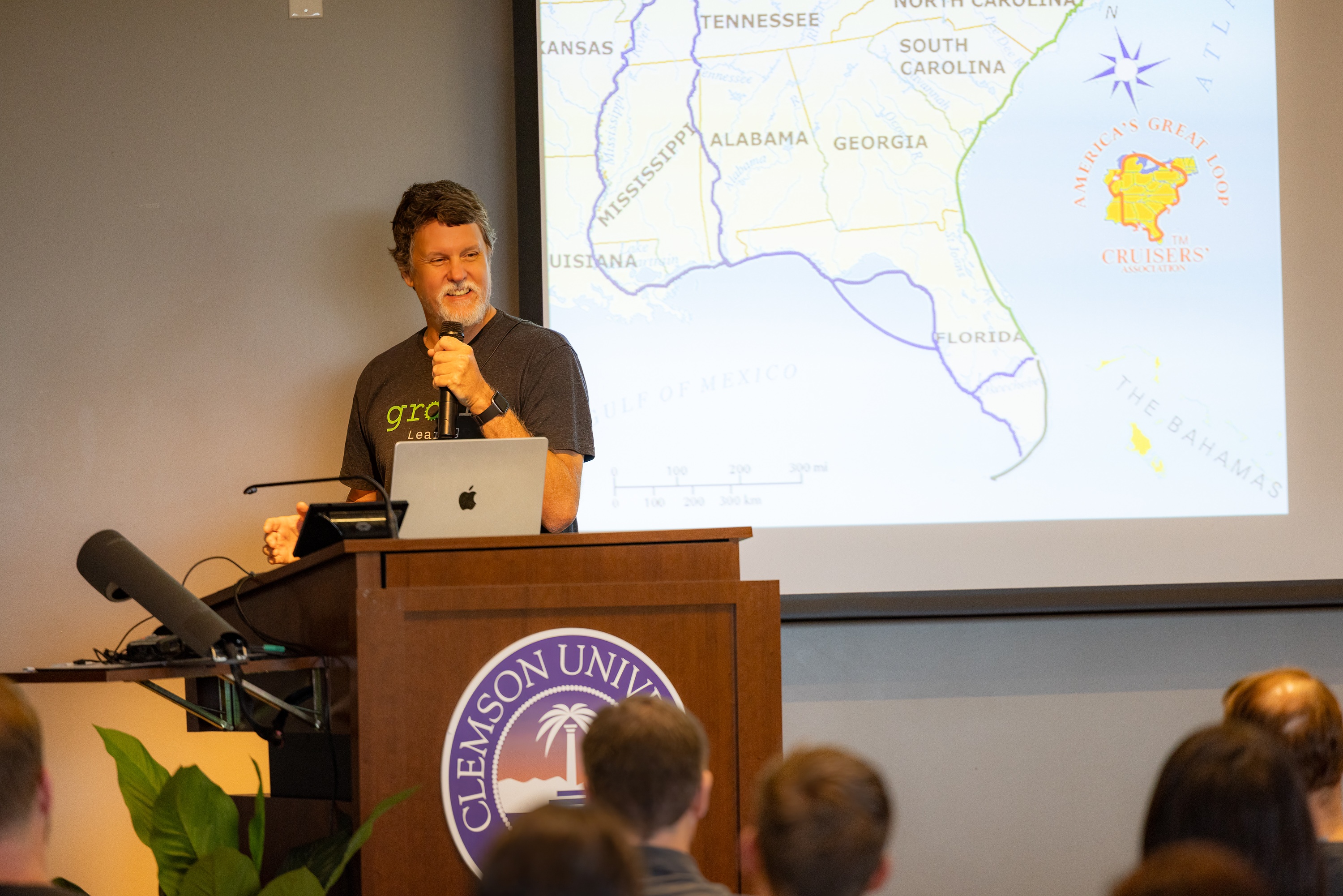 Bruce Tate speaking at the 2023 Carolina Code Conference