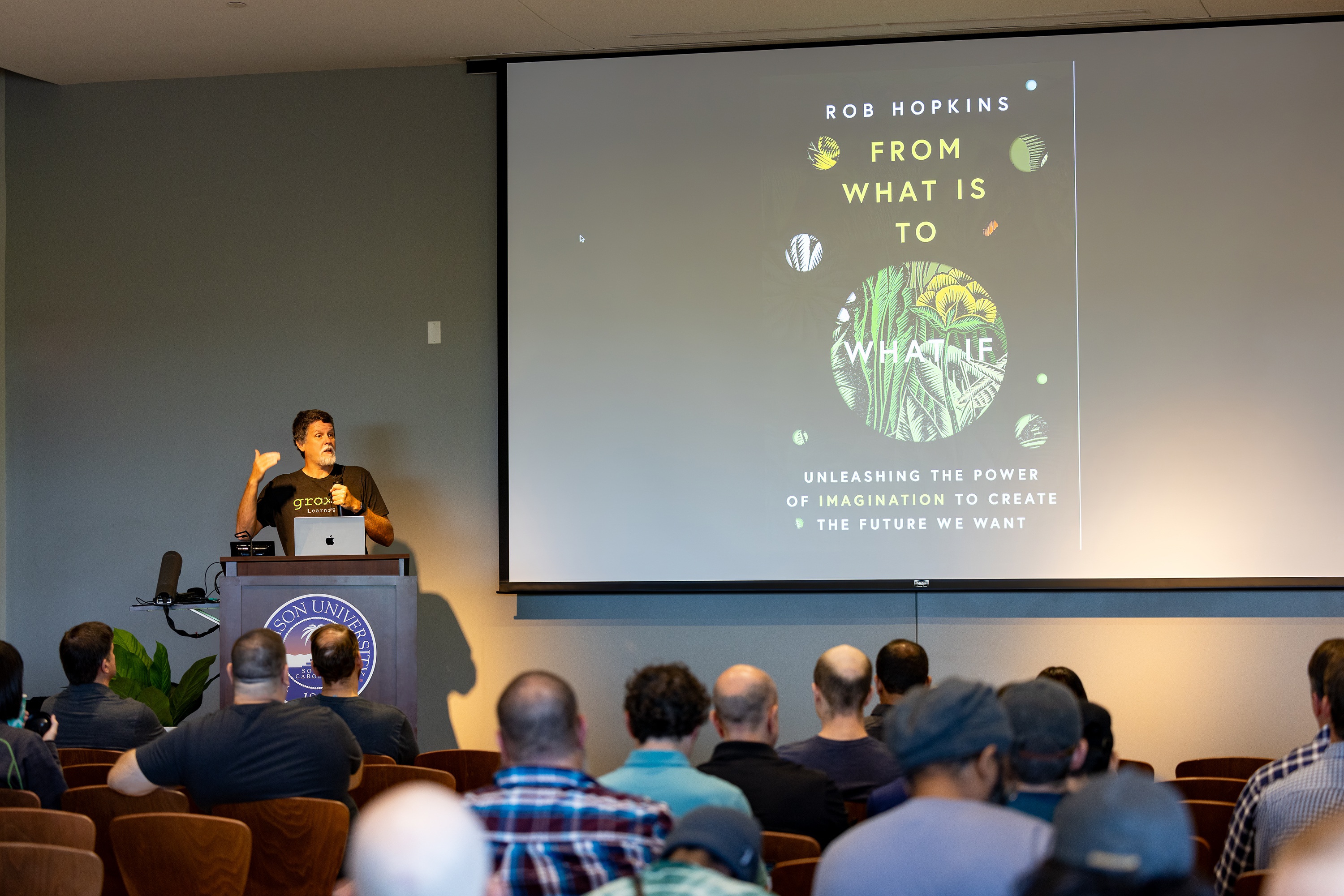 Bruce Tate speaking at the 2023 Carolina Code Conference