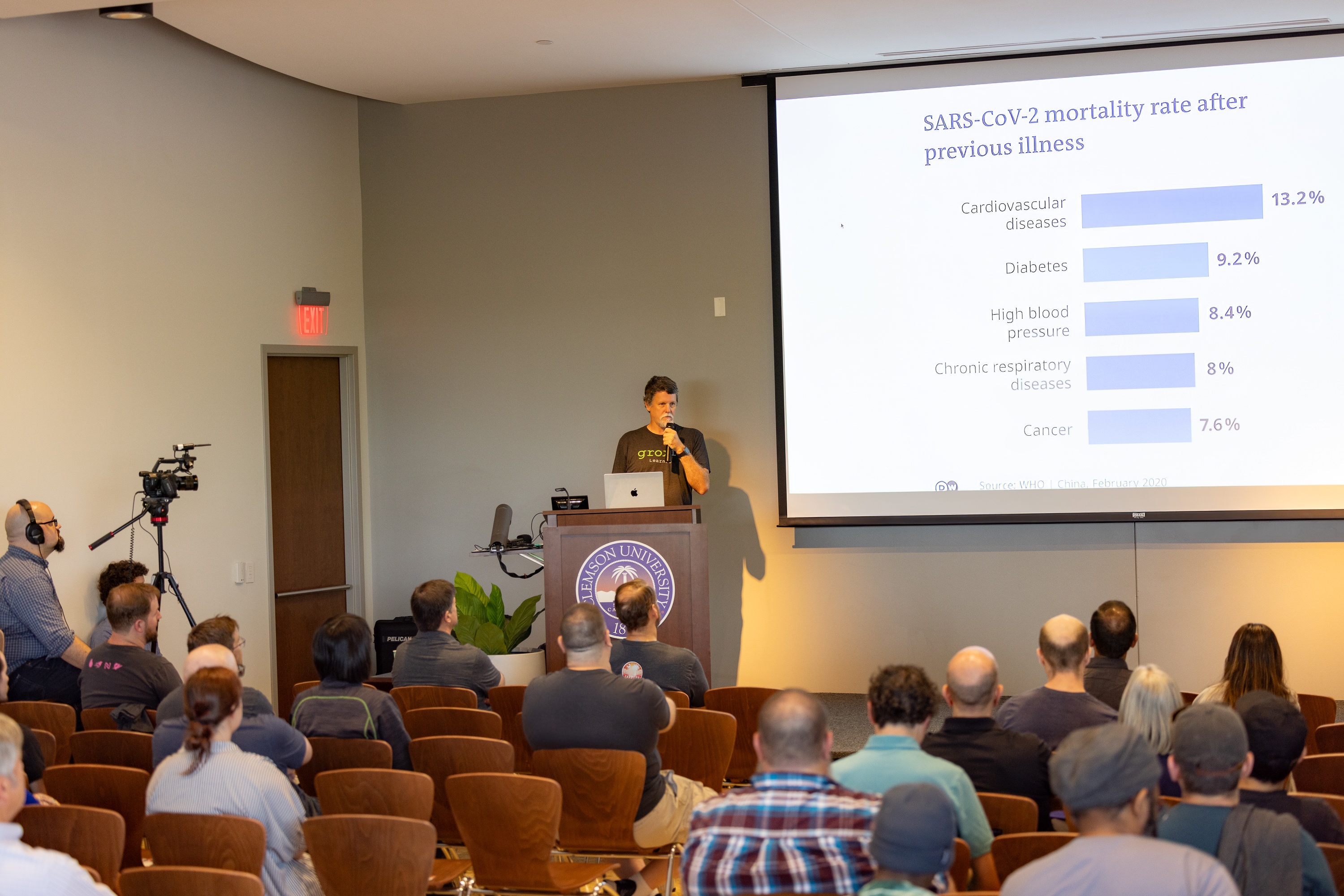 Bruce Tate speaking at the 2023 Carolina Code Conference