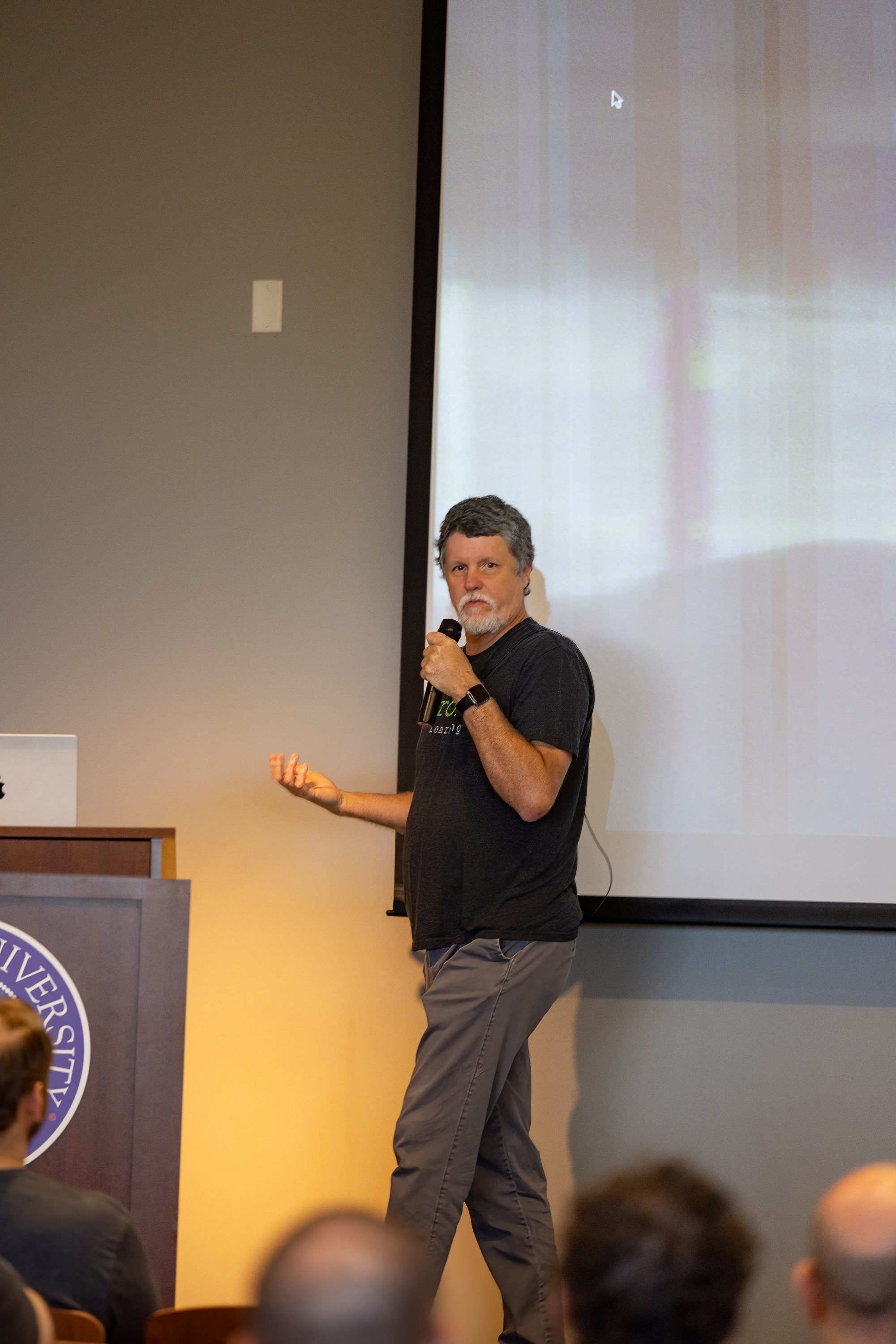 Bruce Tate speaking at the 2023 Carolina Code Conference