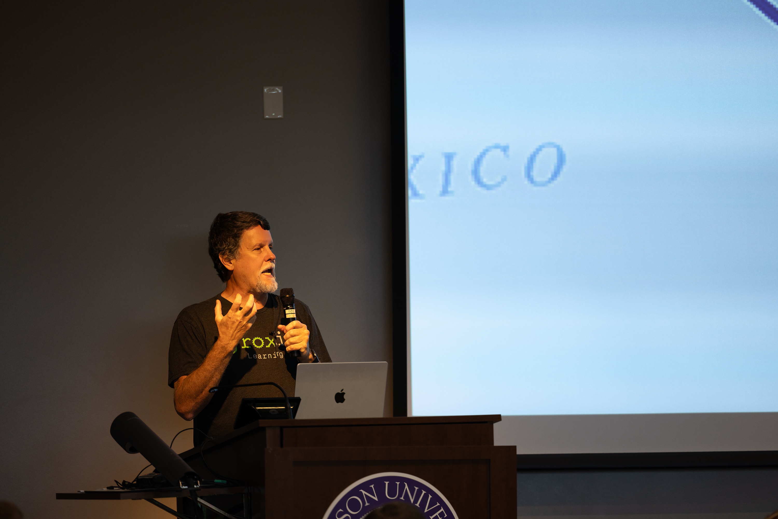 Bruce Tate speaking at the 2023 Carolina Code Conference