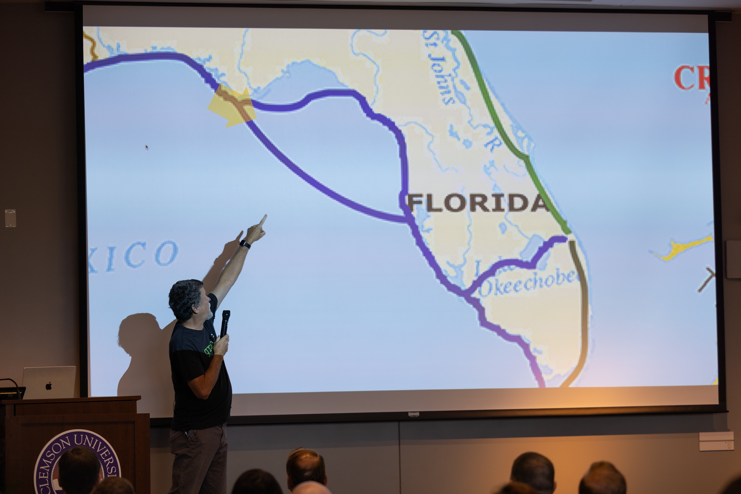 Bruce Tate speaking at the 2023 Carolina Code Conference