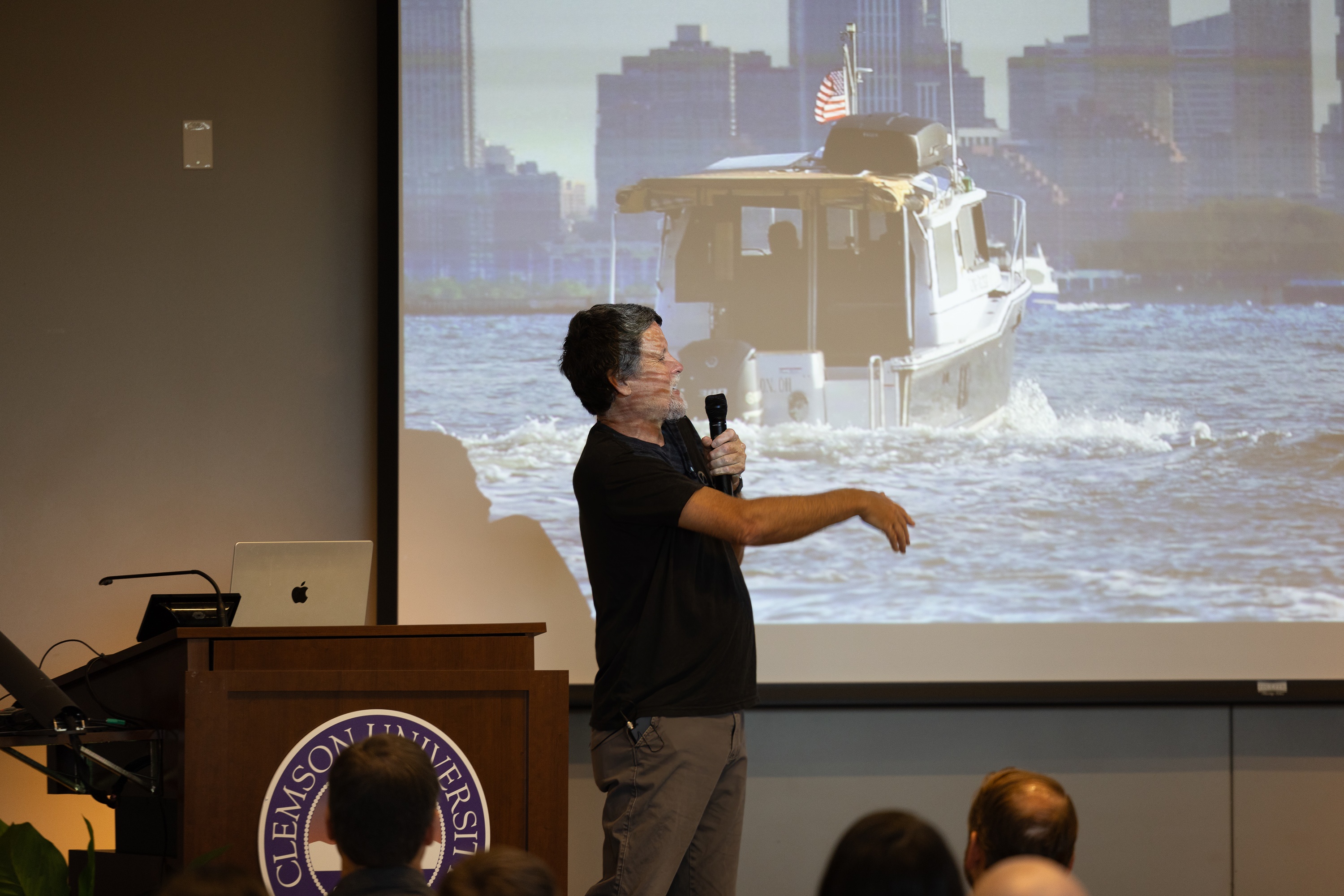 Bruce Tate speaking at the 2023 Carolina Code Conference