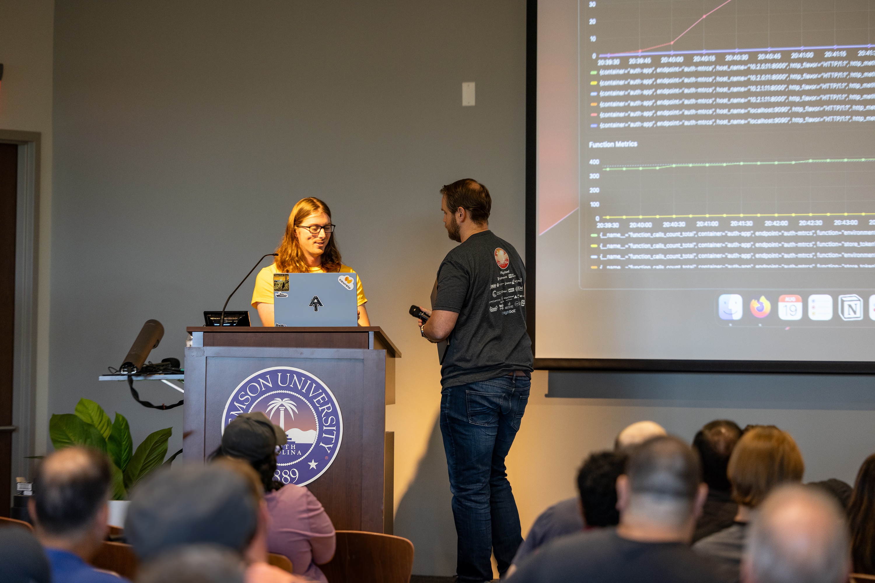 James Shockley speaking at the 2023 Carolina Code Conference