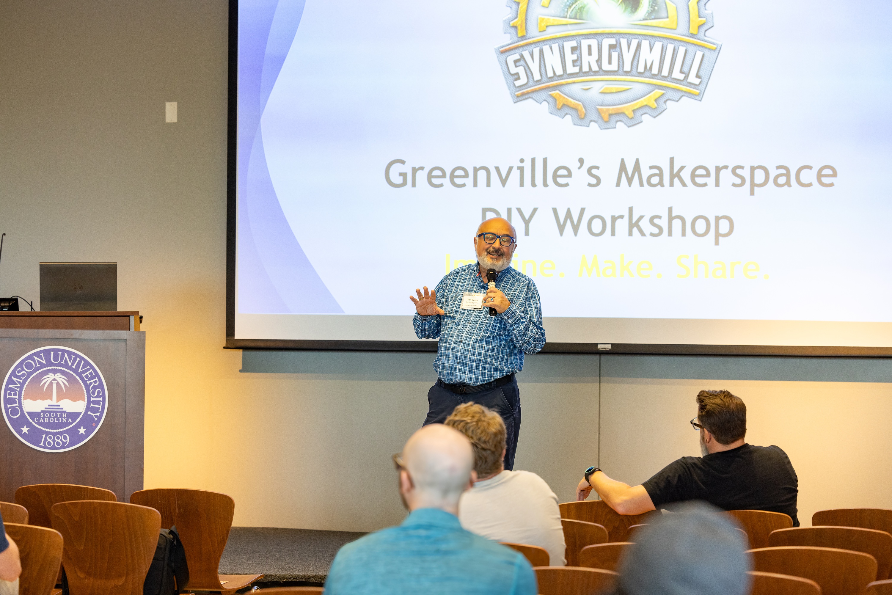 Joey Loman speaking at the 2023 Carolina Code Conference