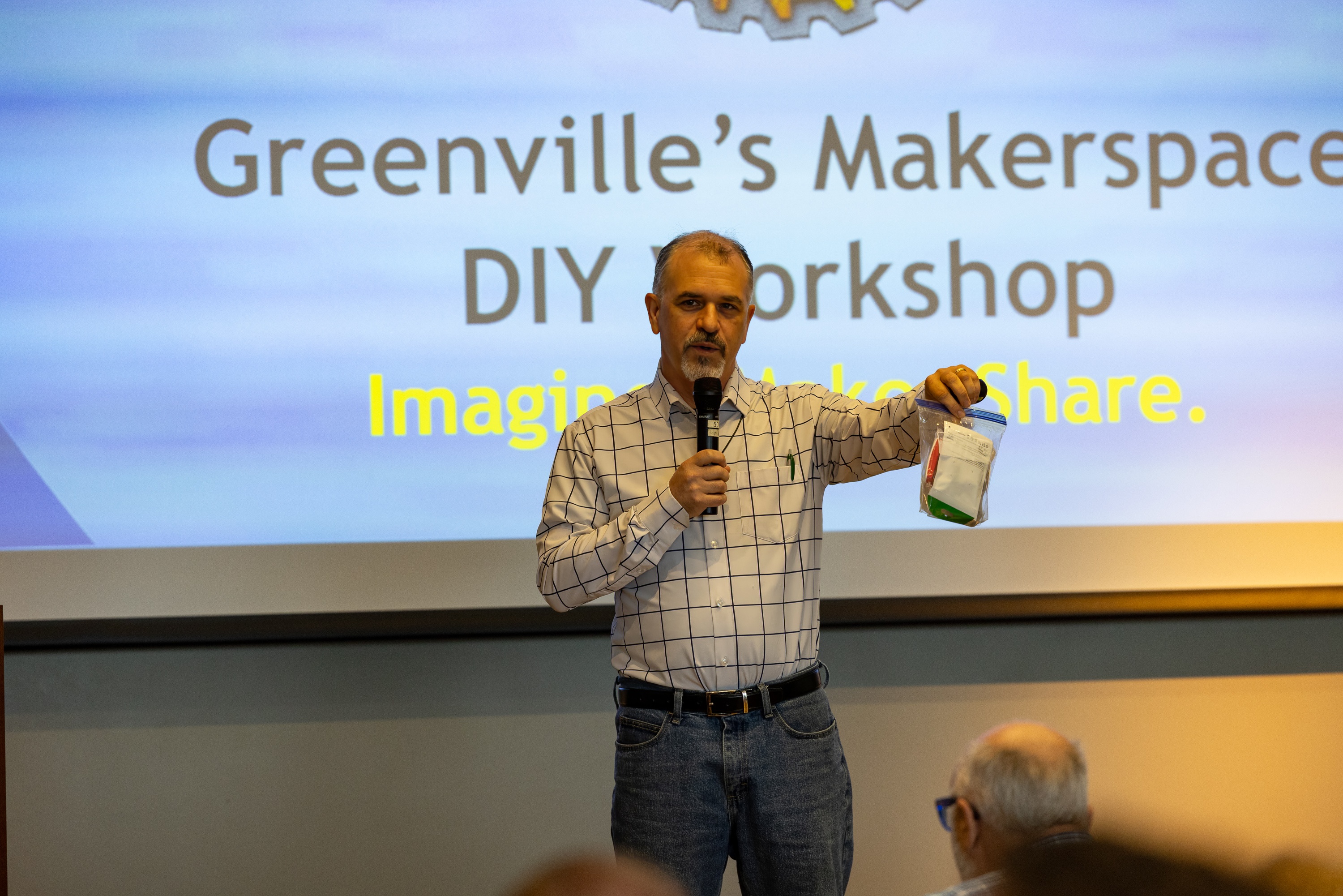 Joey Loman speaking at the 2023 Carolina Code Conference