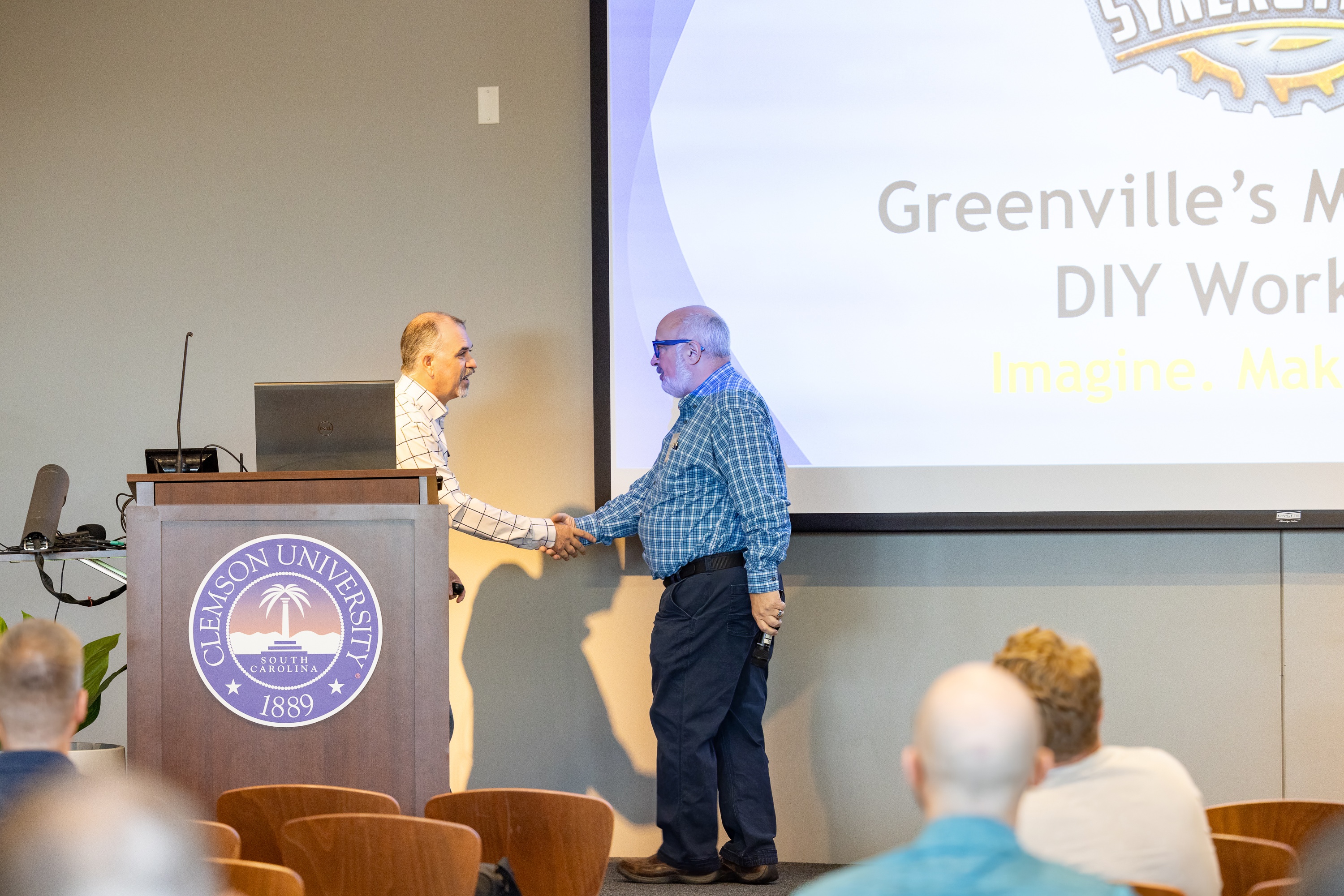 Joey Loman speaking at the 2023 Carolina Code Conference