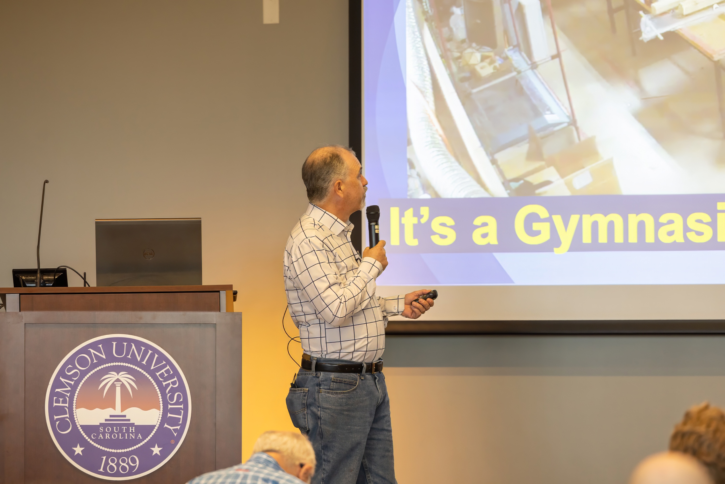 Joey Loman speaking at the 2023 Carolina Code Conference