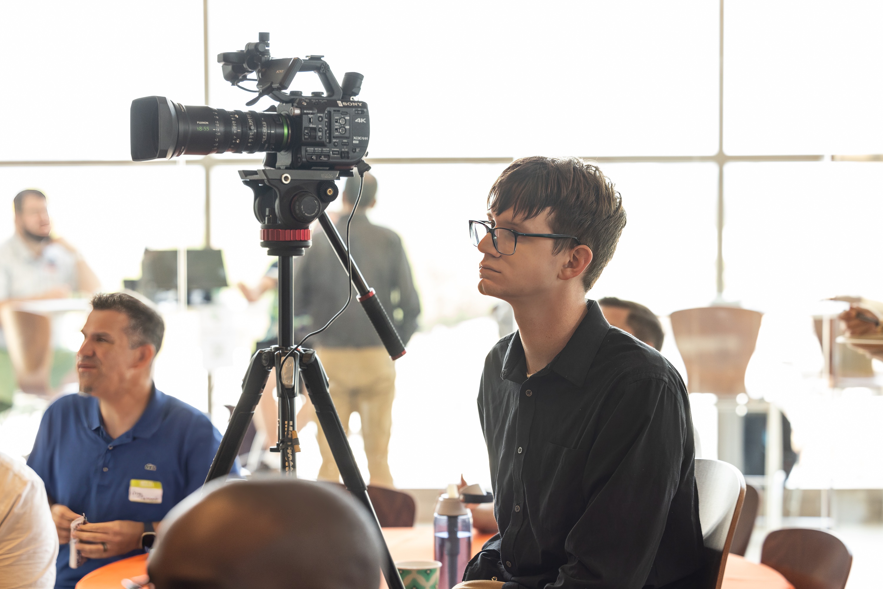 Joey Loman speaking at the 2023 Carolina Code Conference