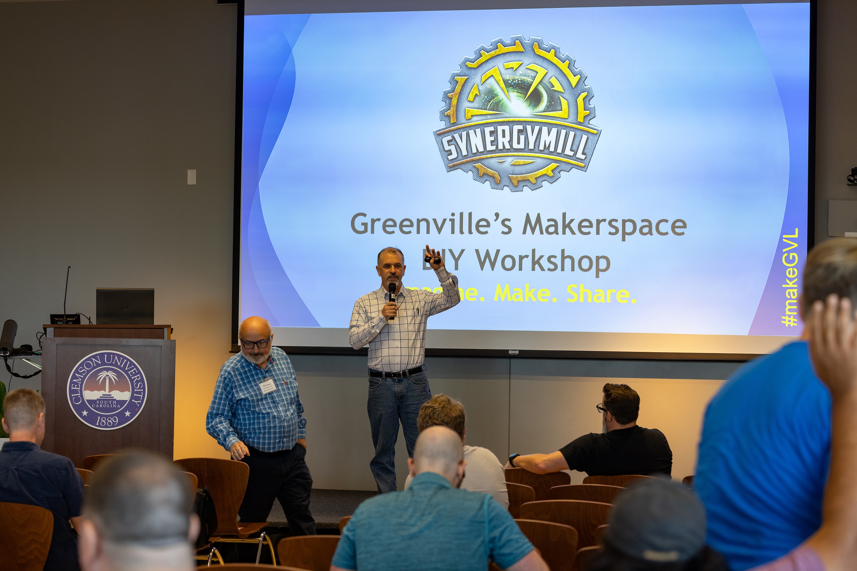 Joey Loman speaking at the 2023 Carolina Code Conference