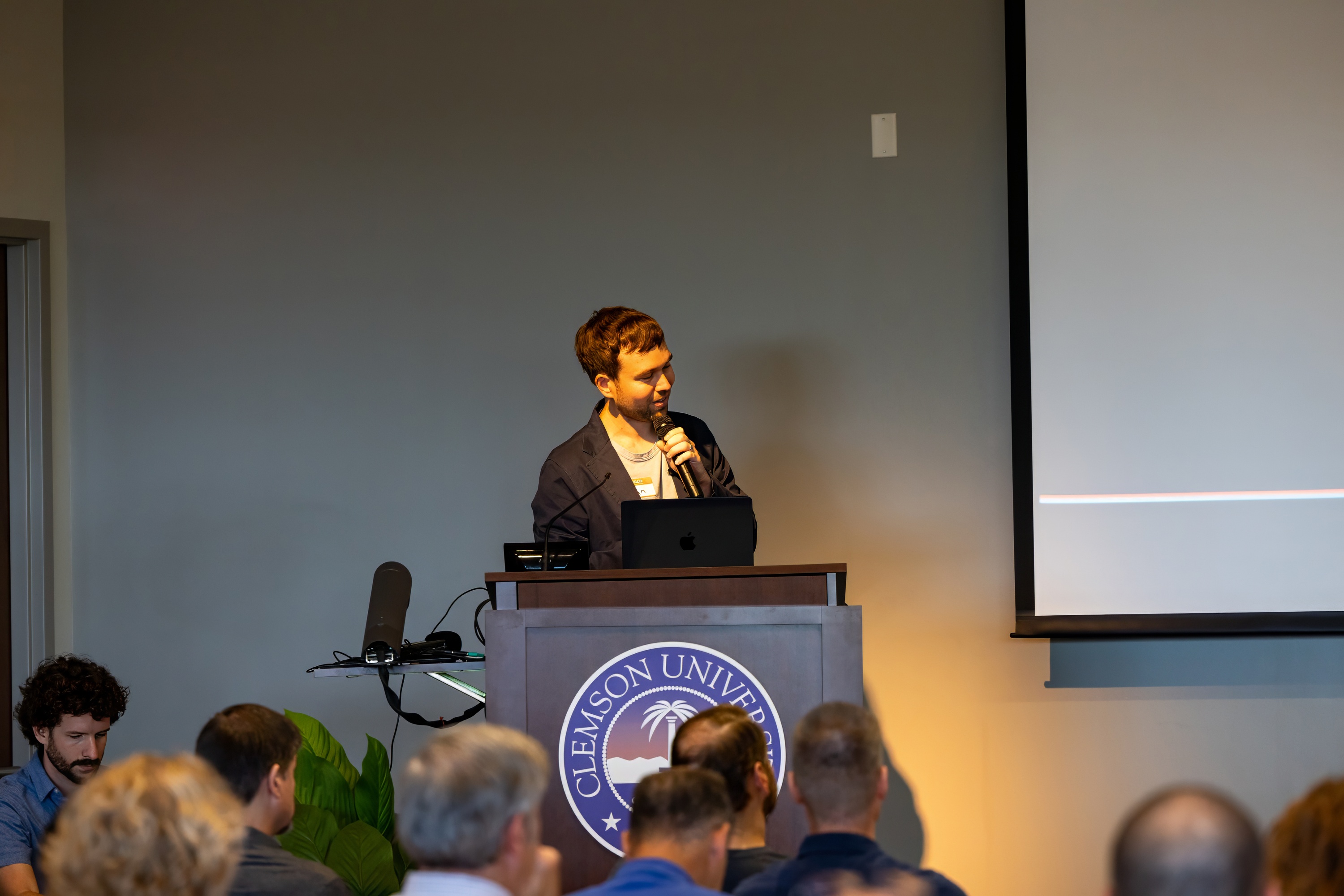 John Wessel speaking at the 2023 Carolina Code Conference
