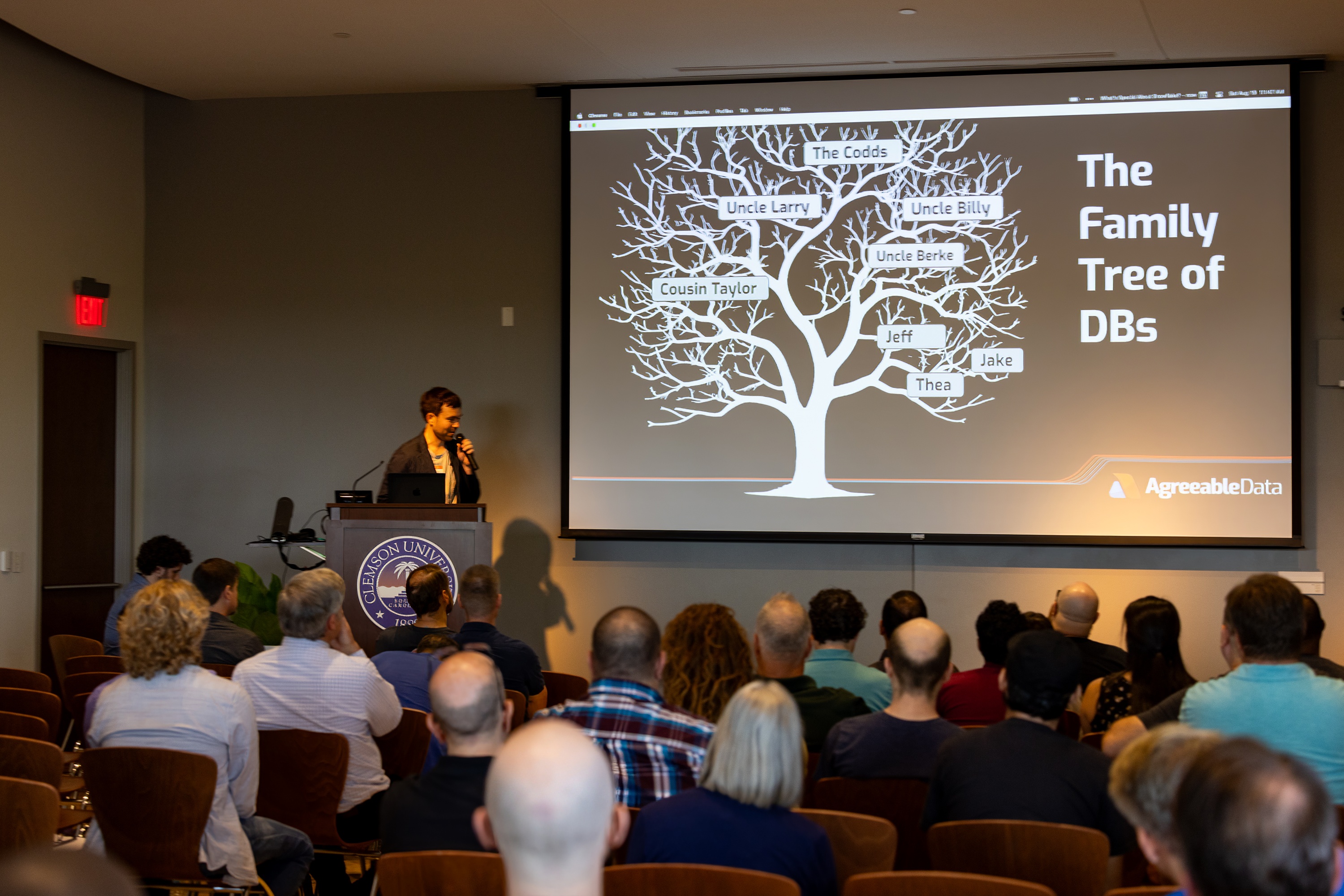 John Wessel speaking at the 2023 Carolina Code Conference