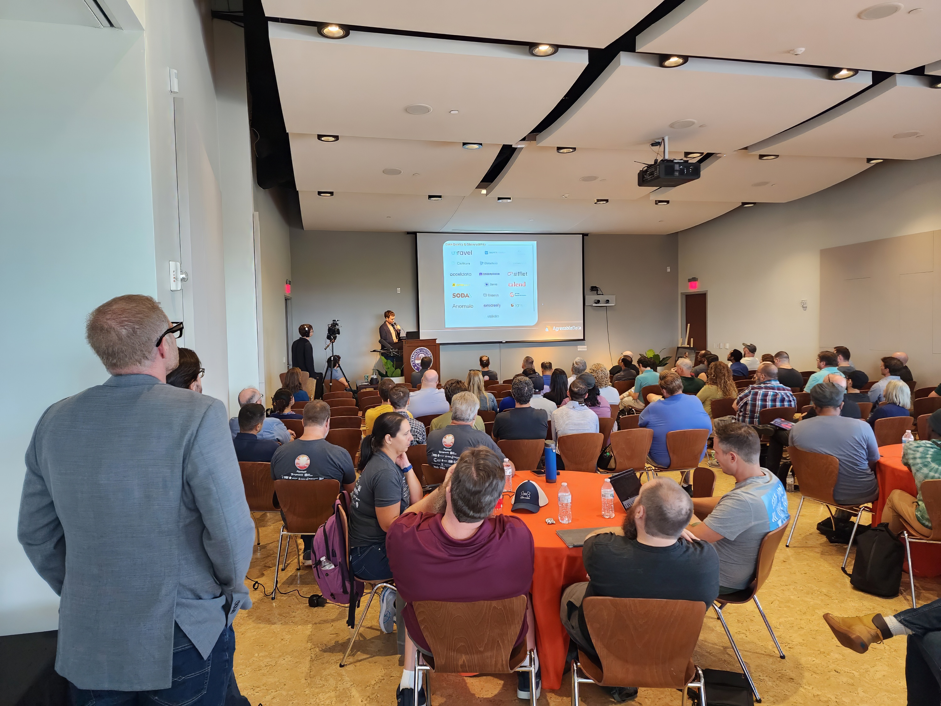 John Wessel speaking at the 2023 Carolina Code Conference