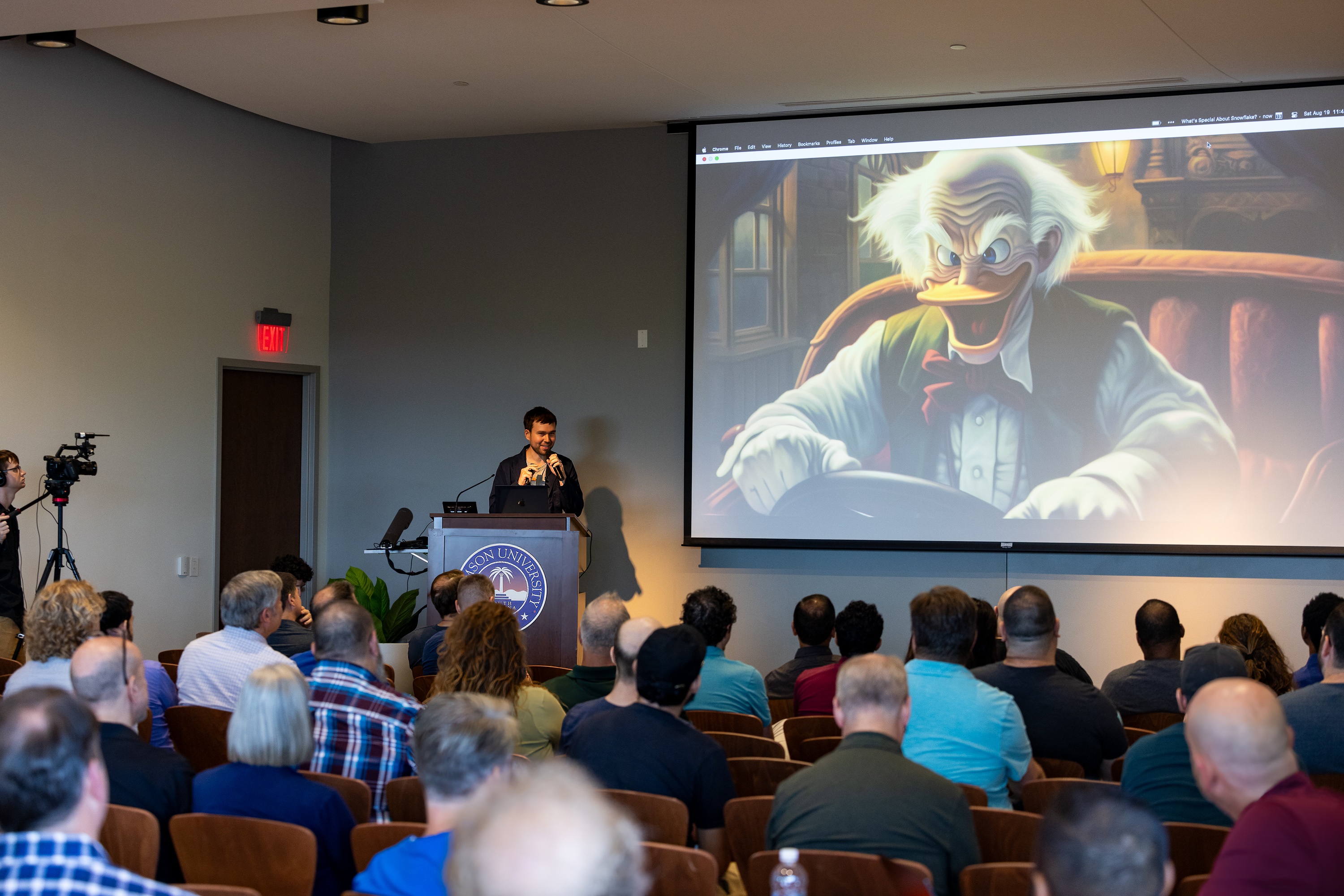John Wessel speaking at the 2023 Carolina Code Conference