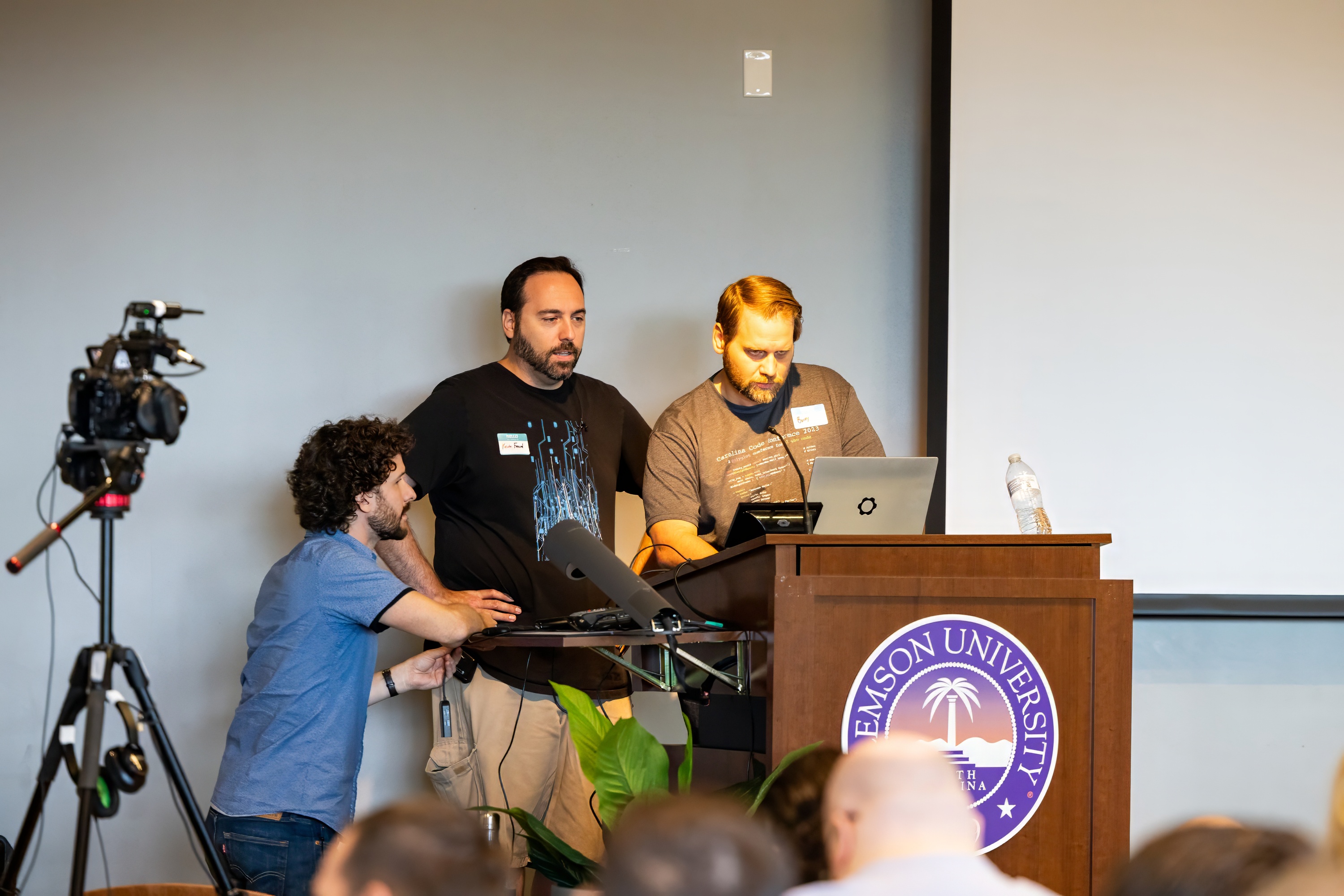 Kevin Feasel speaking at the 2023 Carolina Code Conference