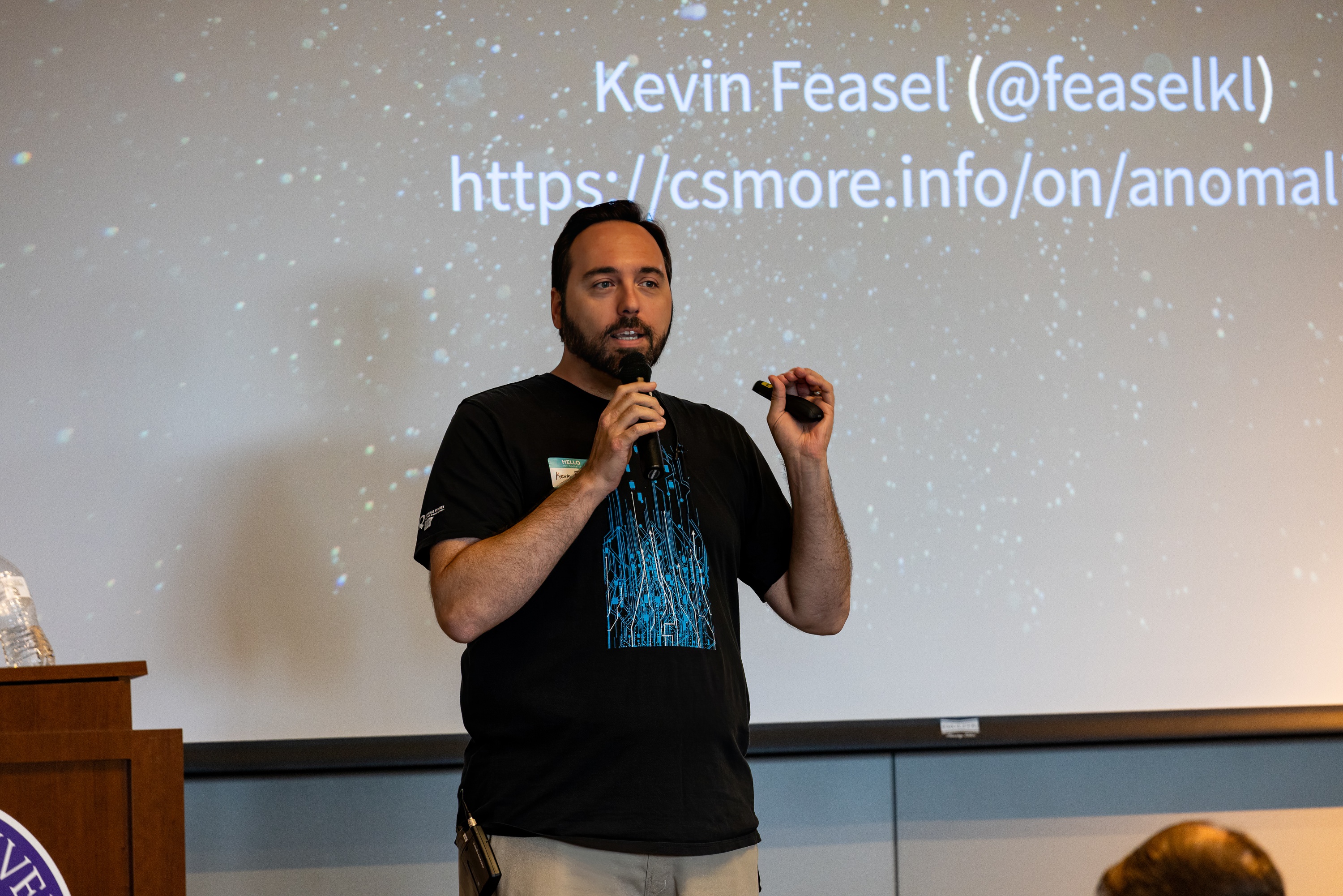Kevin Feasel speaking at the 2023 Carolina Code Conference