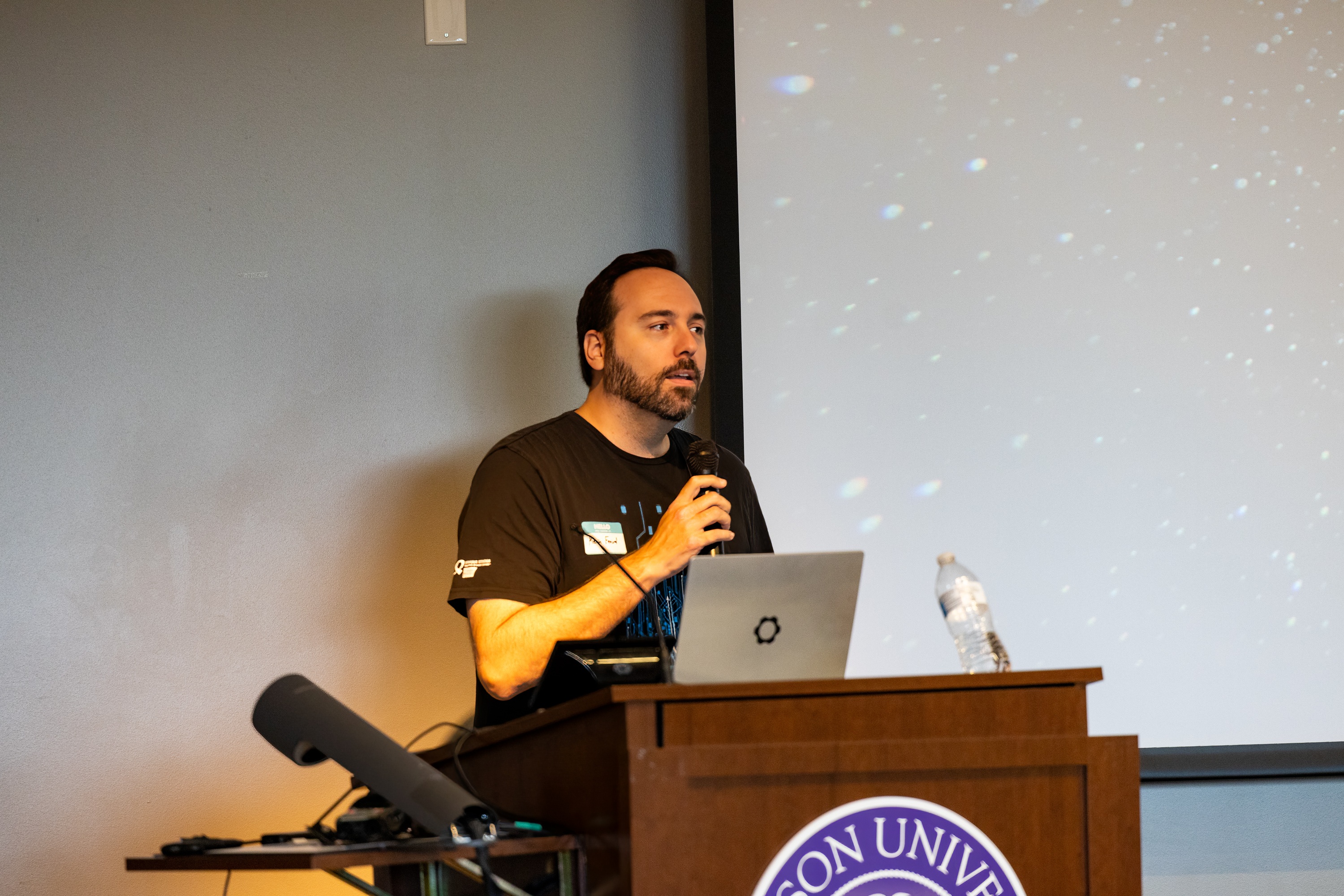 Kevin Feasel speaking at the 2023 Carolina Code Conference