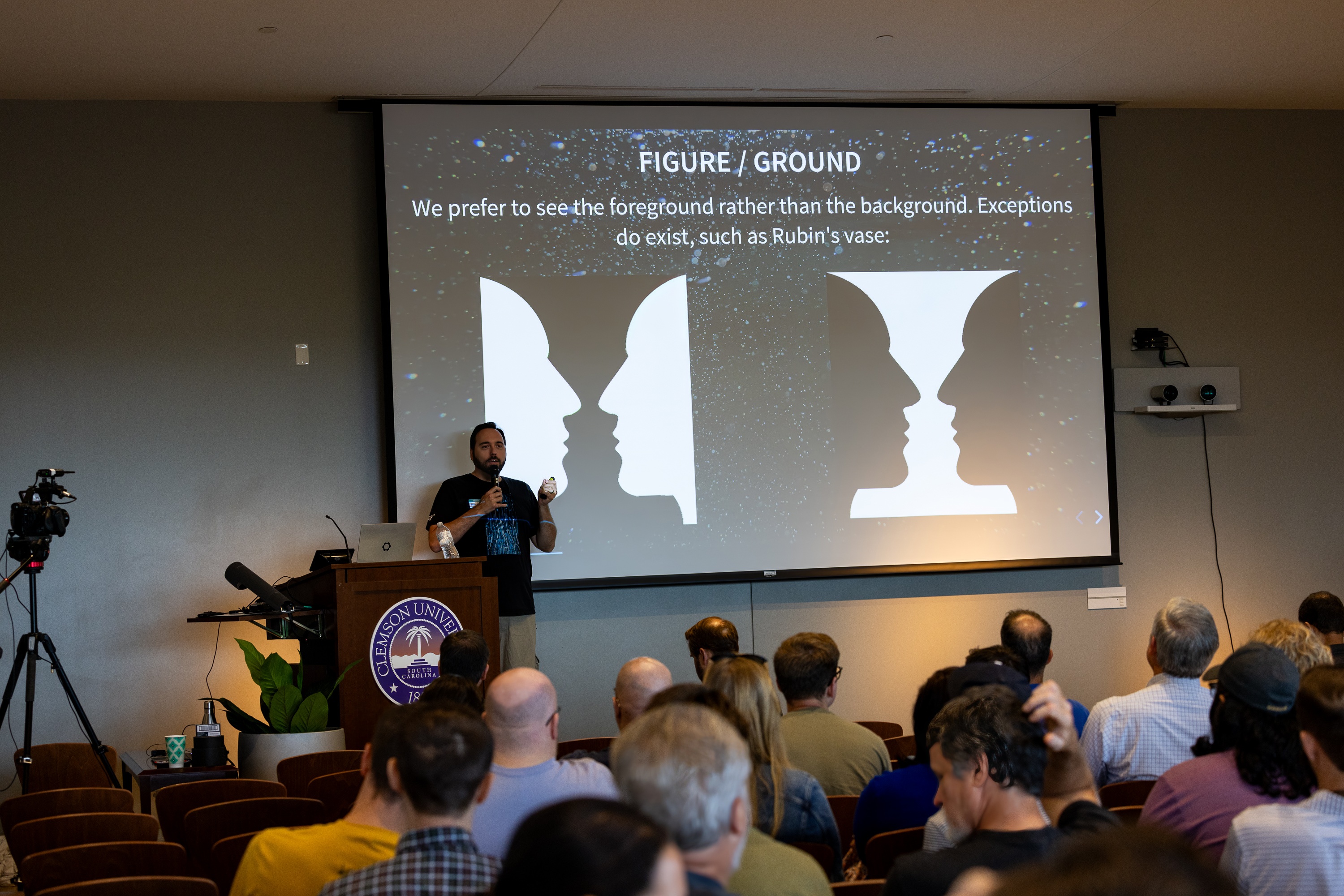 Kevin Feasel speaking at the 2023 Carolina Code Conference