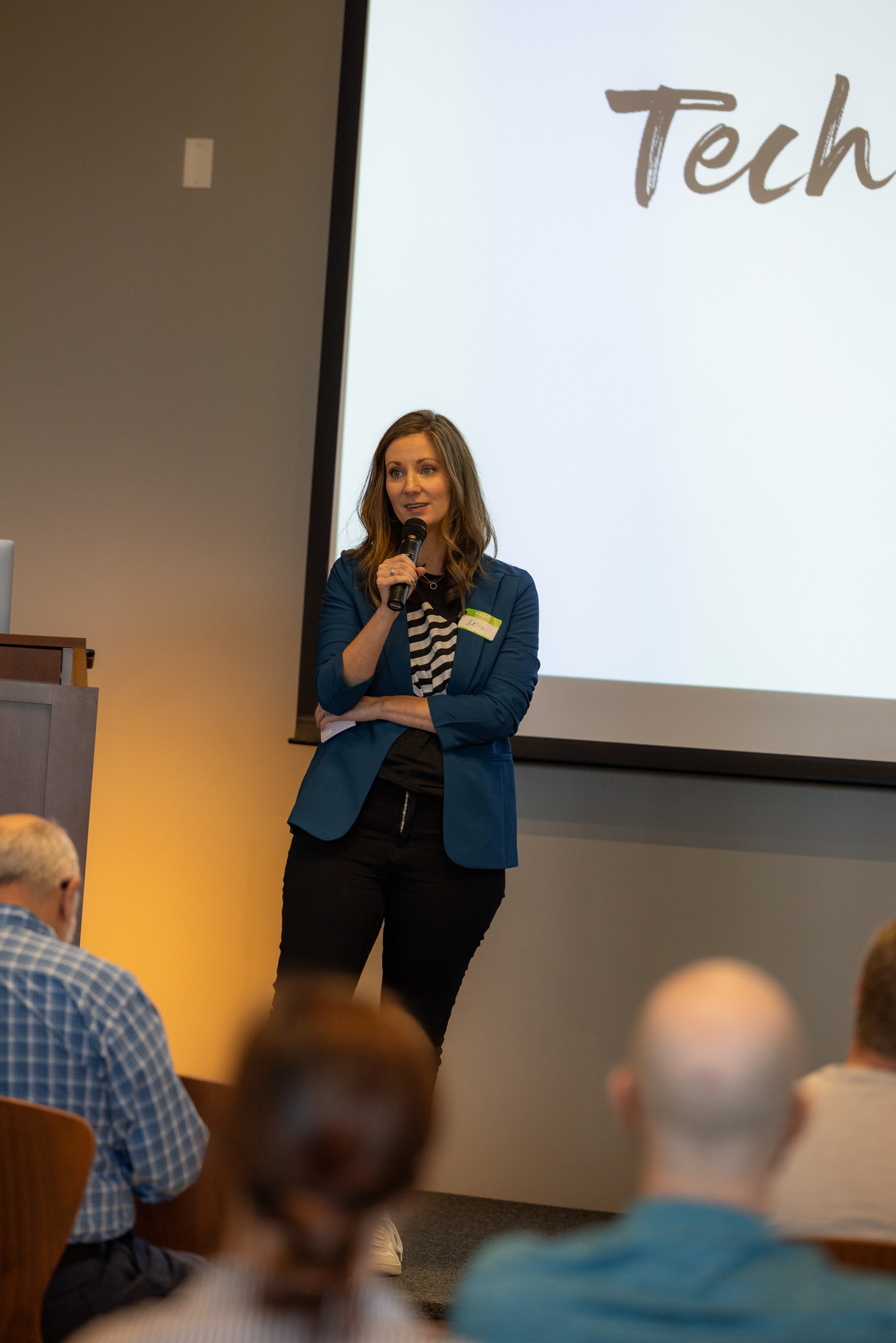 Lelia King speaking at the 2023 Carolina Code Conference