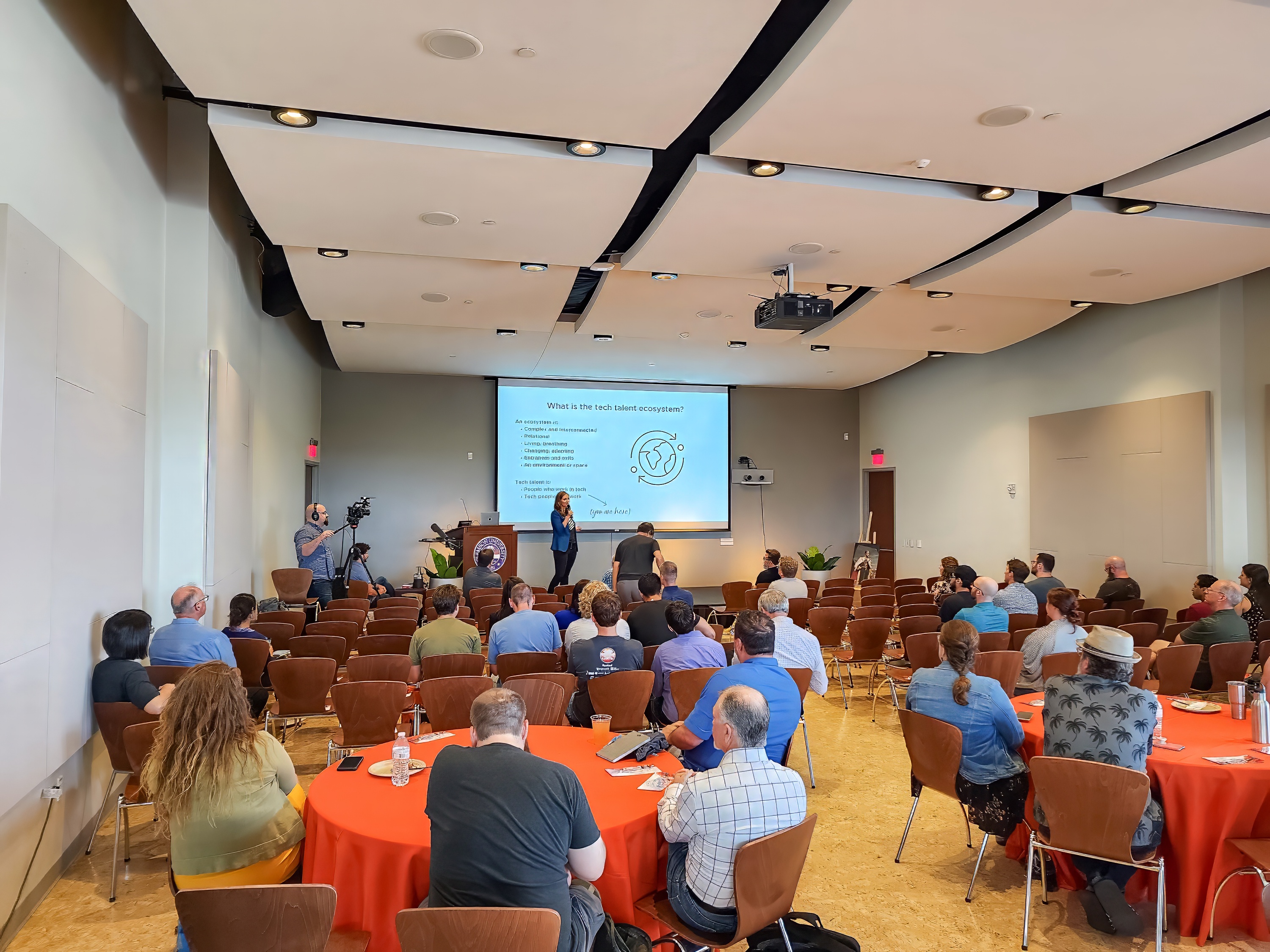 Lelia King speaking at the 2023 Carolina Code Conference