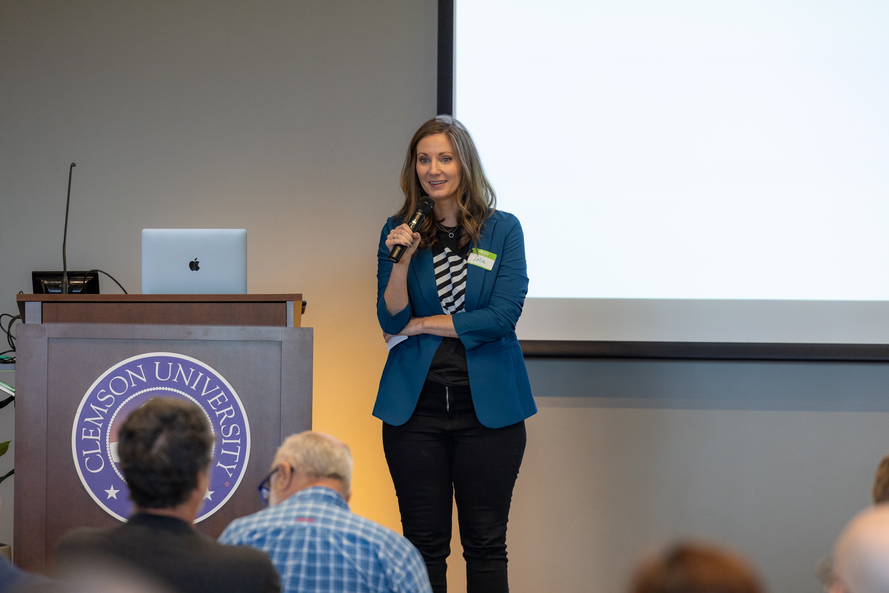 Lelia King speaking at the 2023 Carolina Code Conference