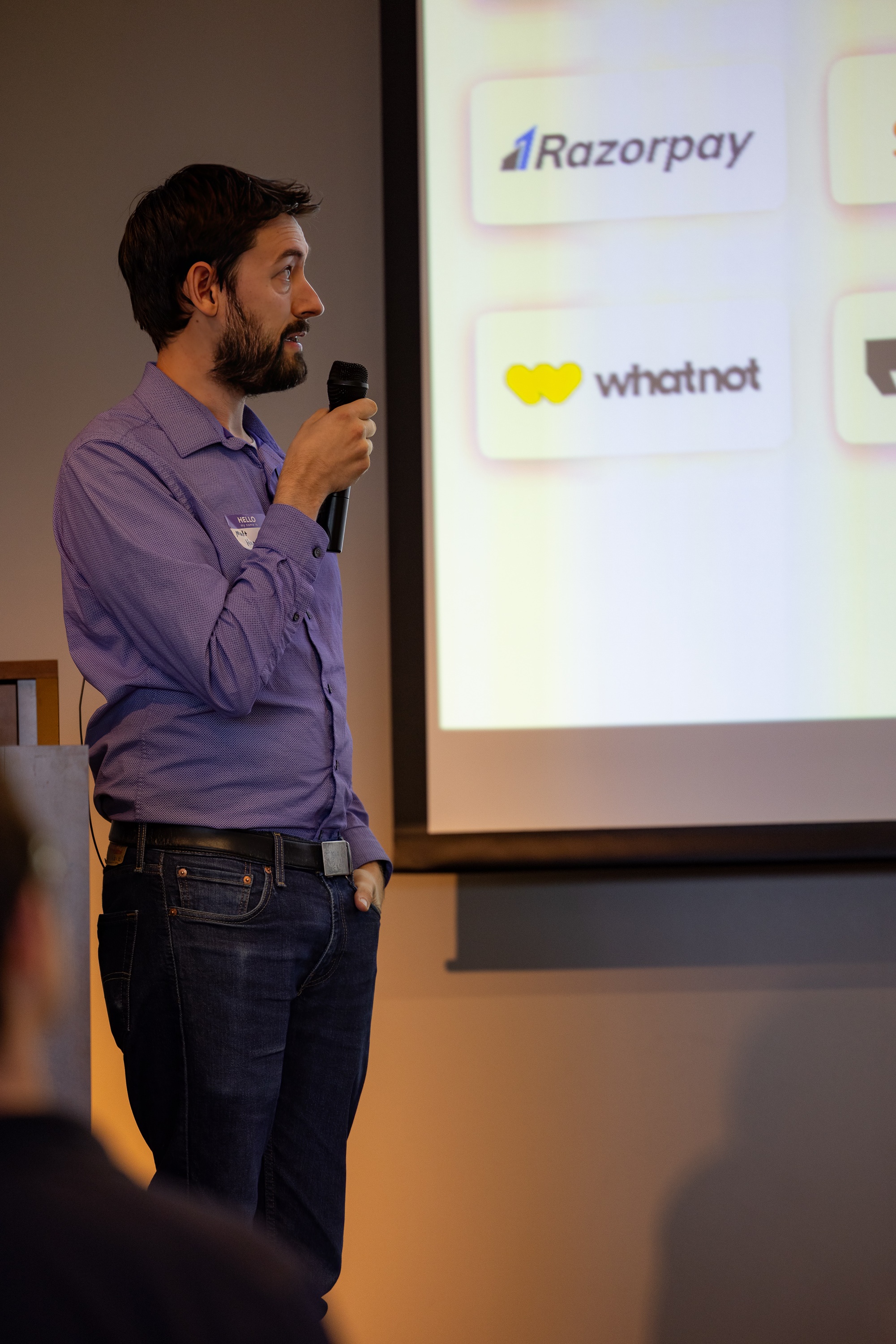 Matt Hamann speaking at the 2023 Carolina Code Conference