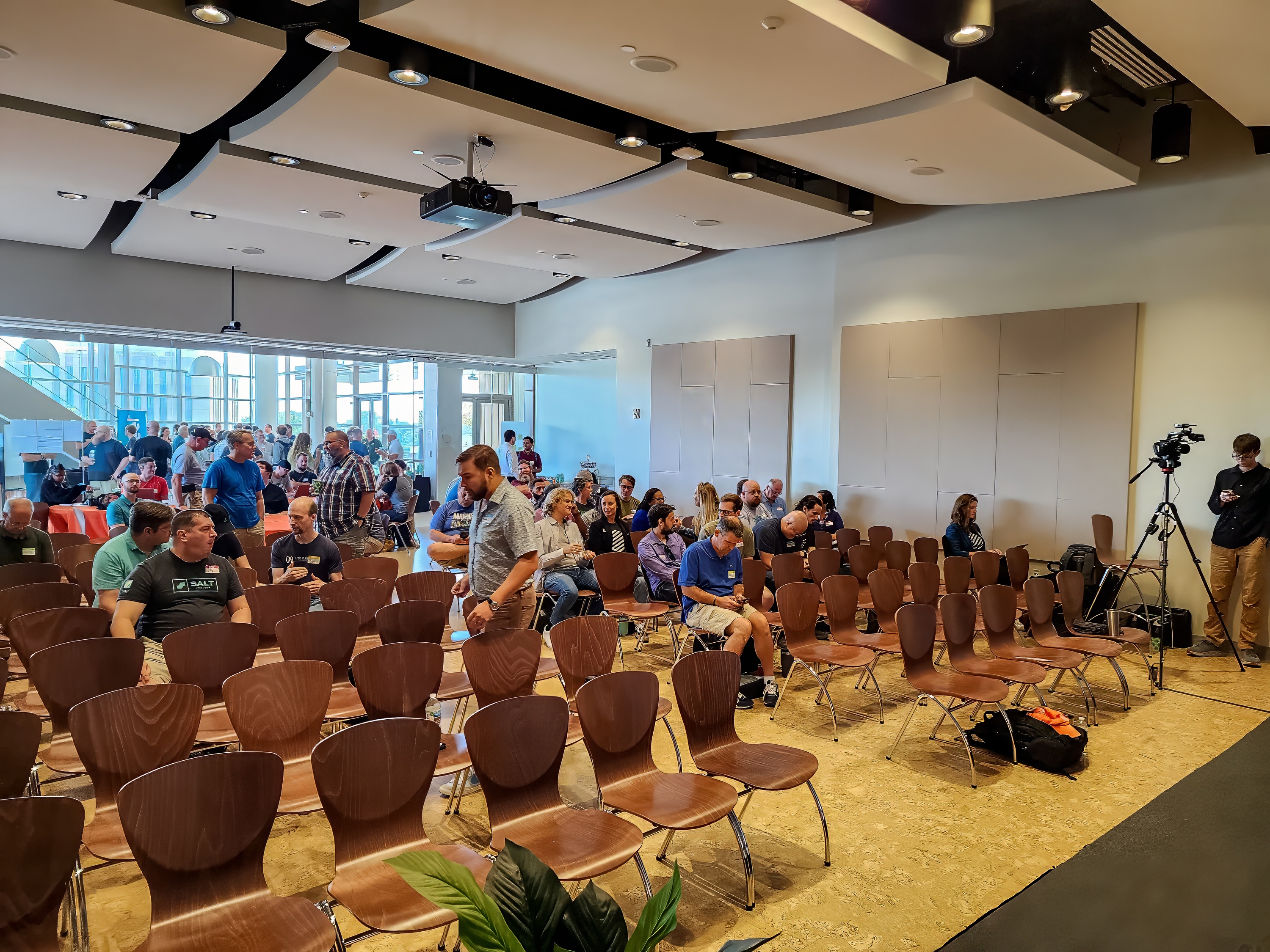 Nate Argaw speaking at the 2023 Carolina Code Conference
