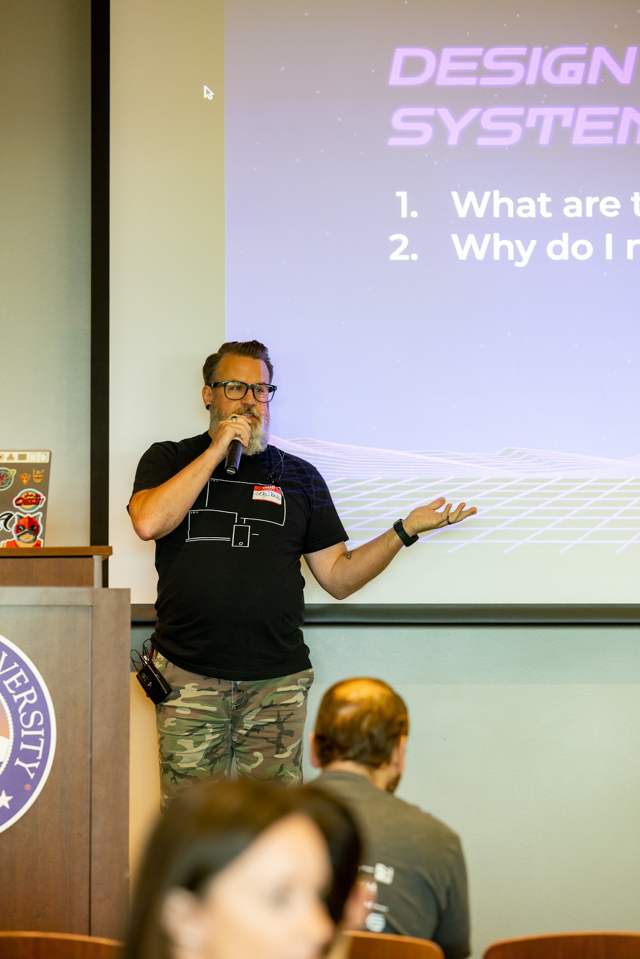 Sean Reid speaking at the 2023 Carolina Code Conference