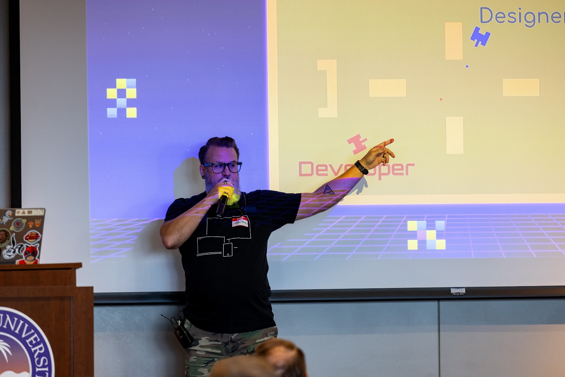 Sean Reid speaking at the 2023 Carolina Code Conference