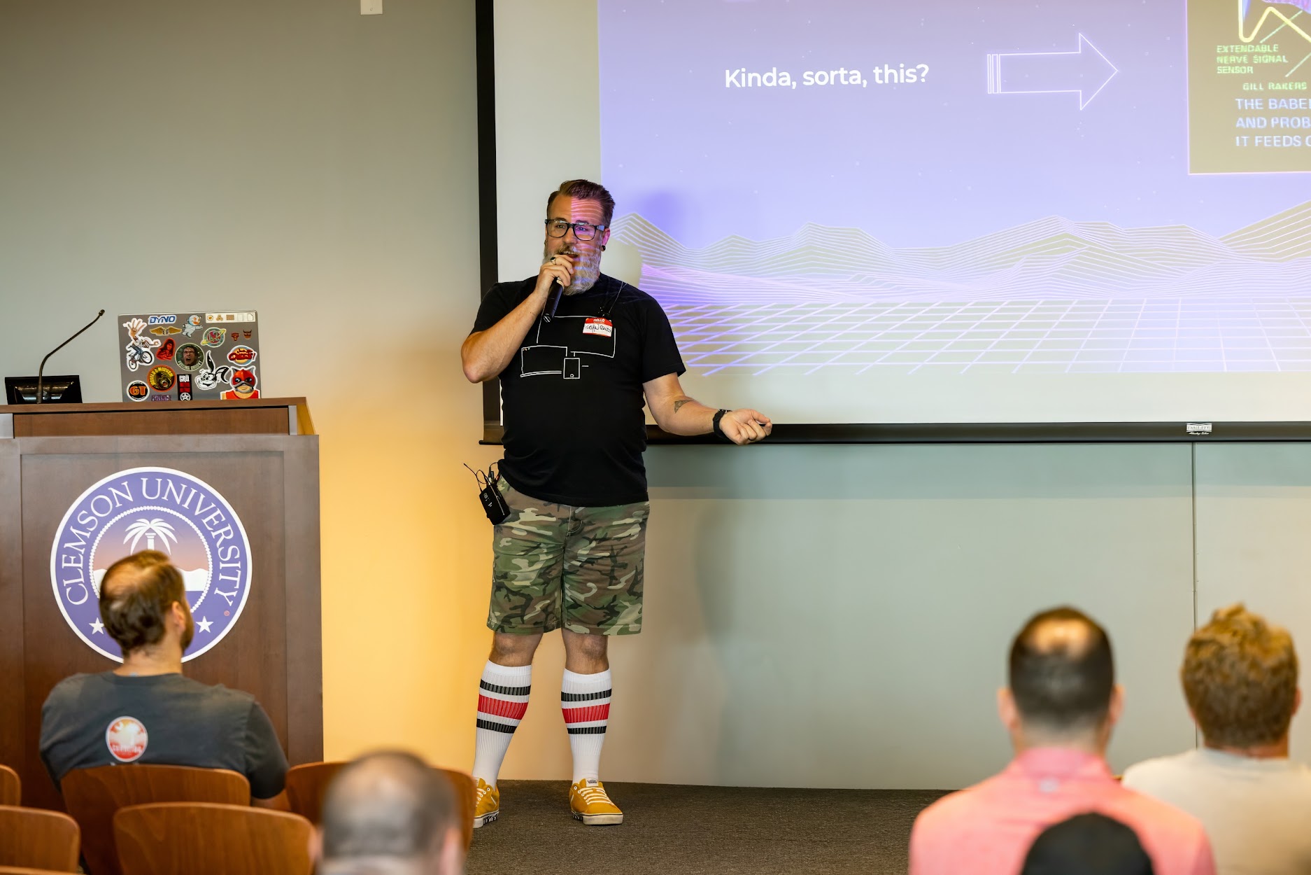 Sean Reid speaking at the 2023 Carolina Code Conference