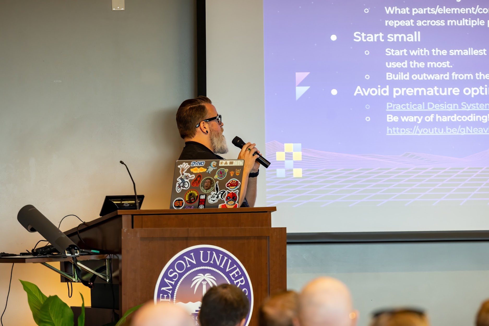 Sean Reid speaking at the 2023 Carolina Code Conference