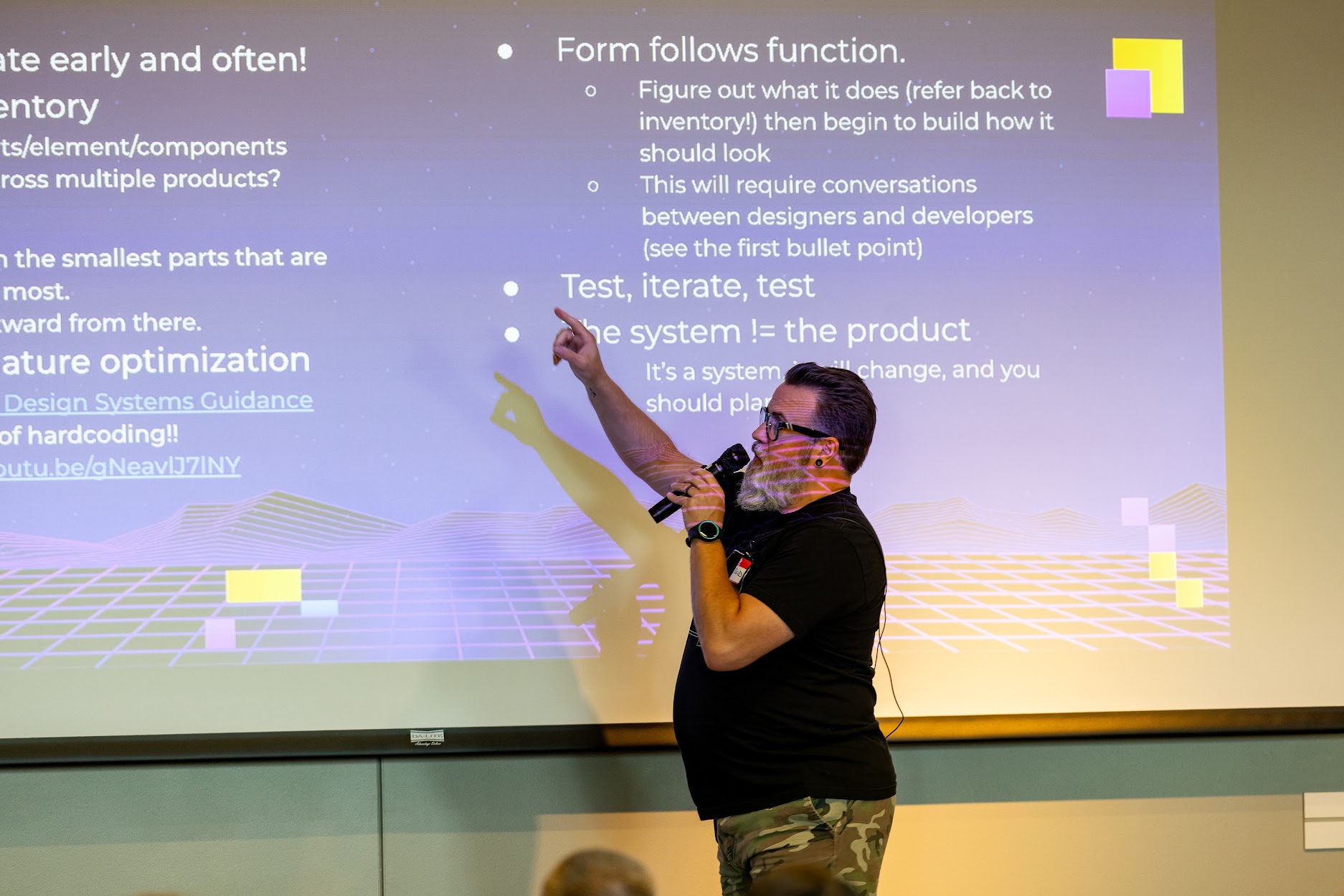 Sean Reid speaking at the 2023 Carolina Code Conference