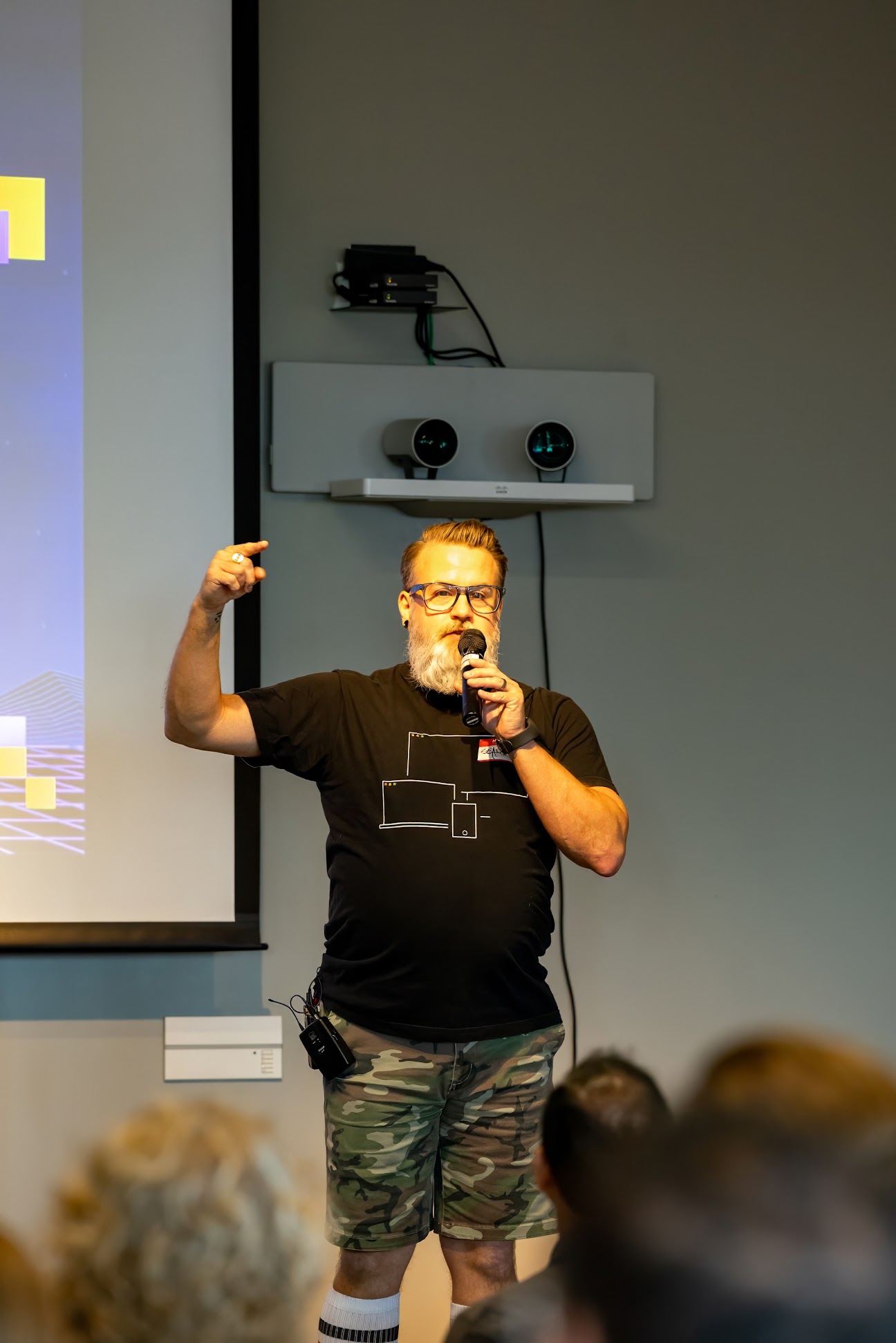 Sean Reid speaking at the 2023 Carolina Code Conference