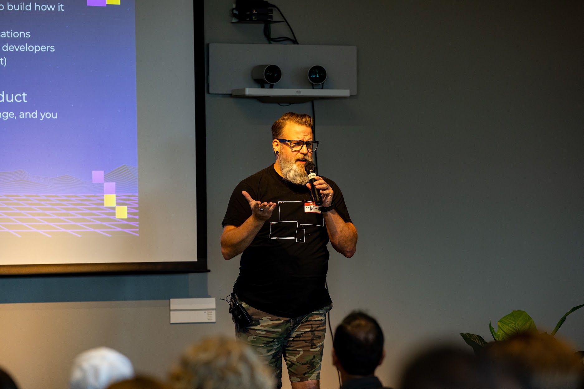 Sean Reid speaking at the 2023 Carolina Code Conference
