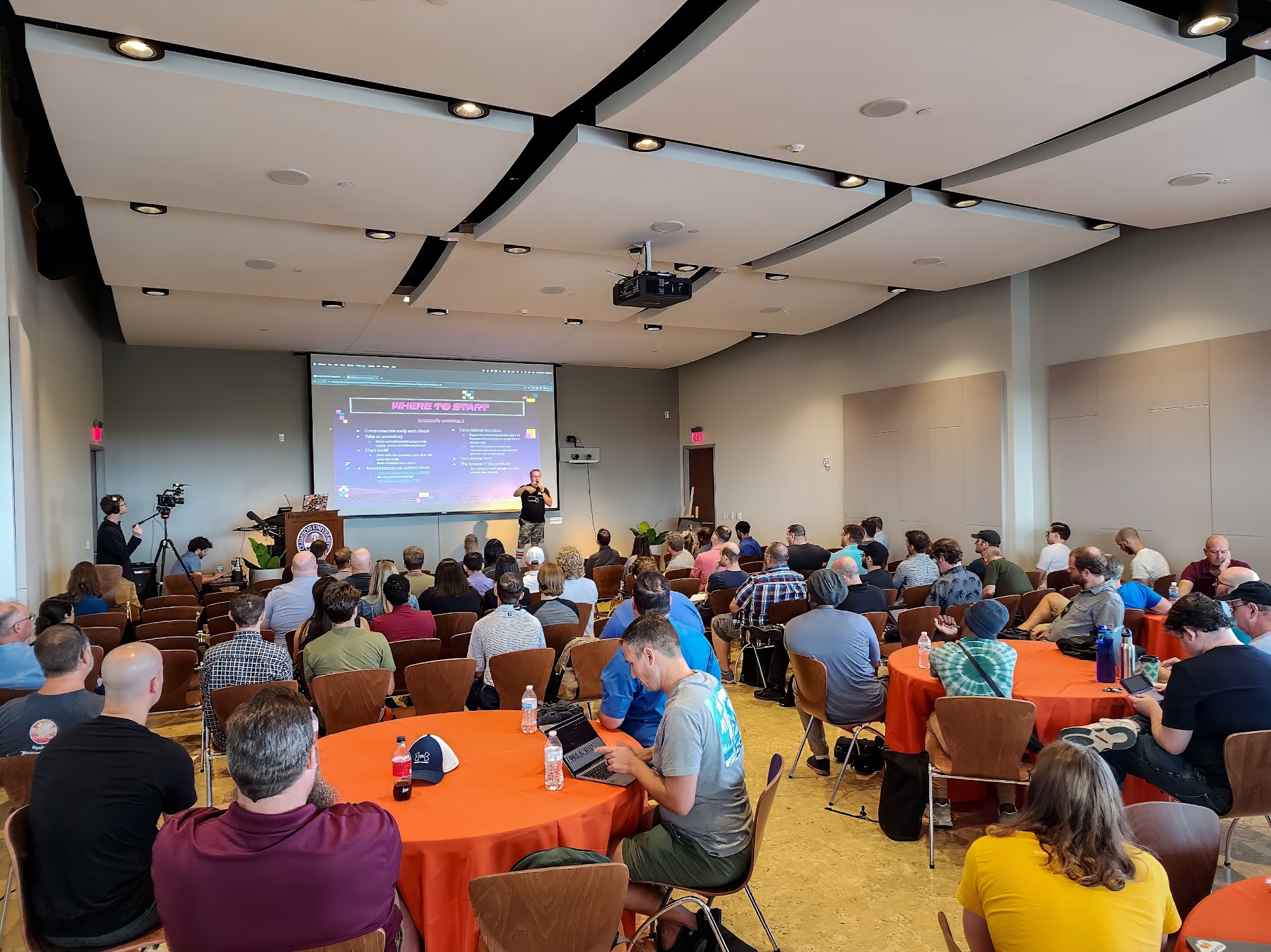 Sean Reid speaking at the 2023 Carolina Code Conference