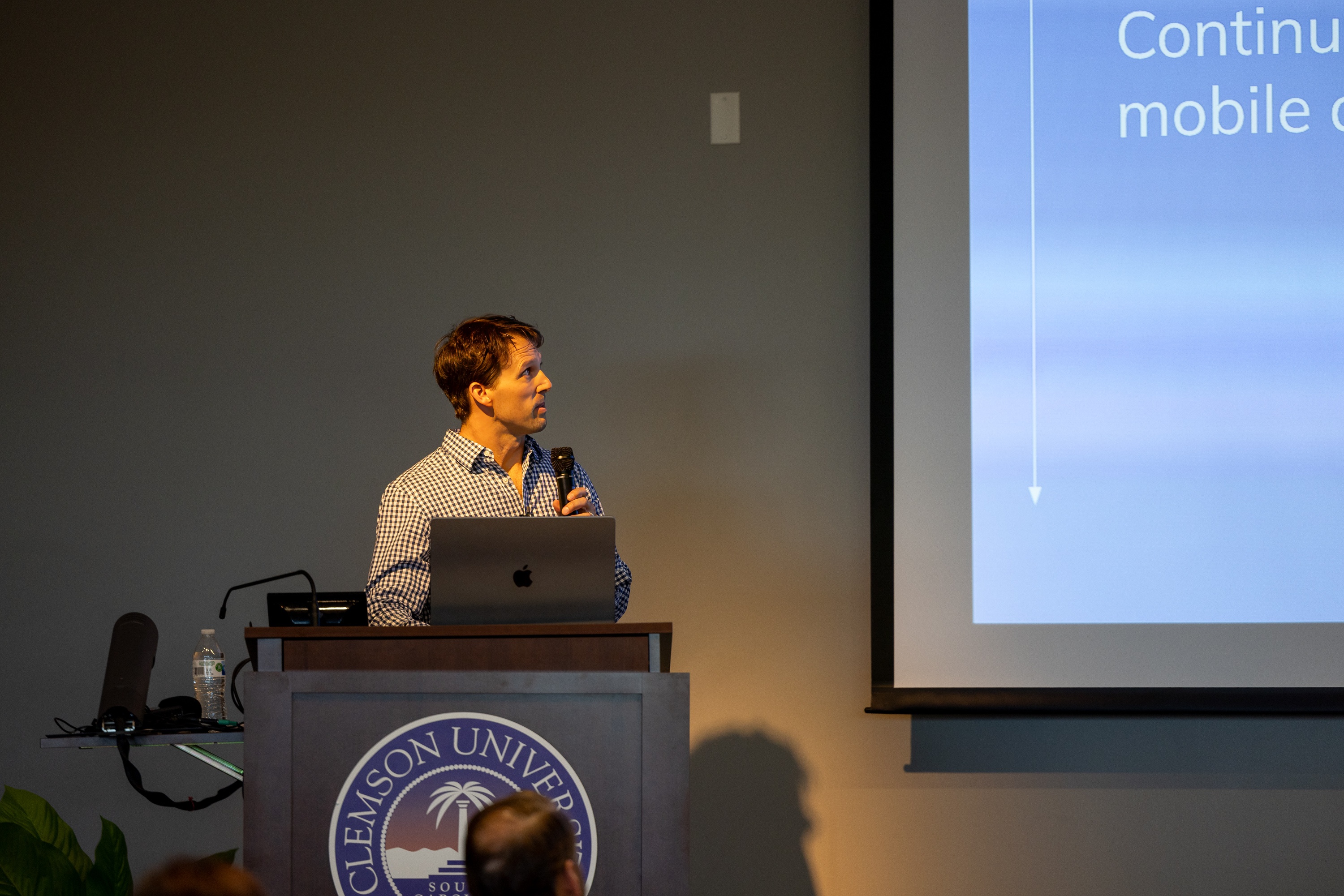 Todd Gower speaking at the 2023 Carolina Code Conference