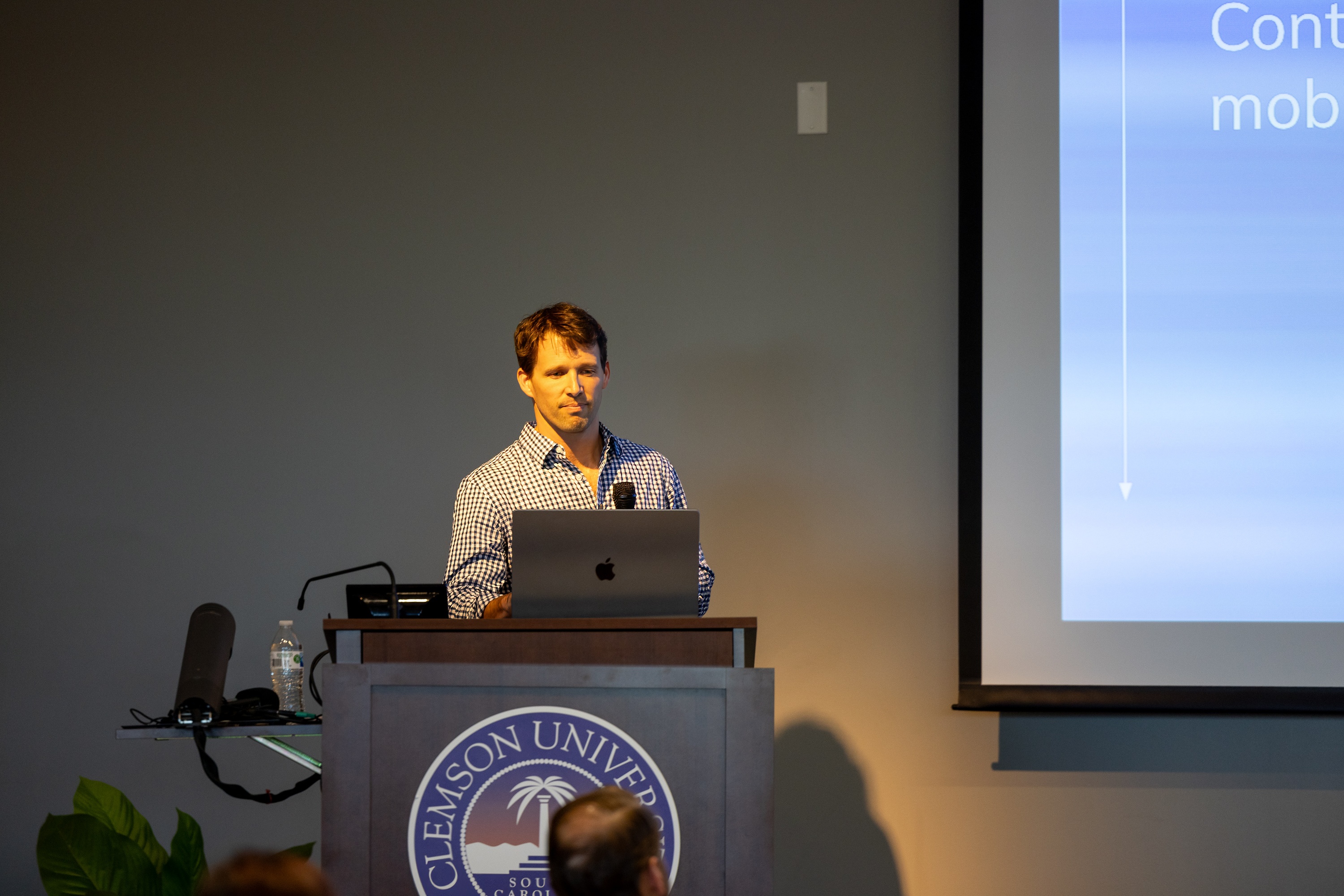 Todd Gower speaking at the 2023 Carolina Code Conference