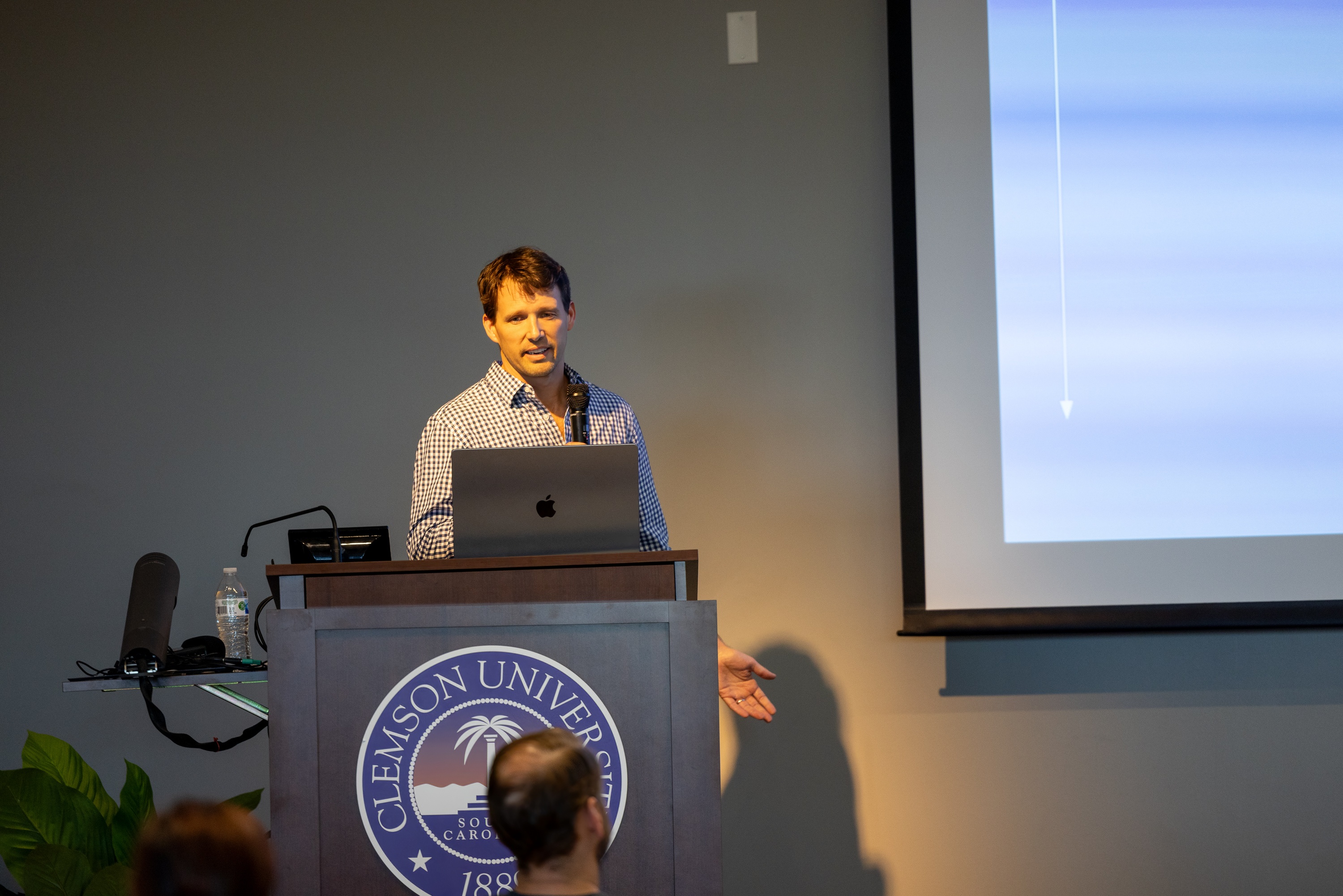 Todd Gower speaking at the 2023 Carolina Code Conference