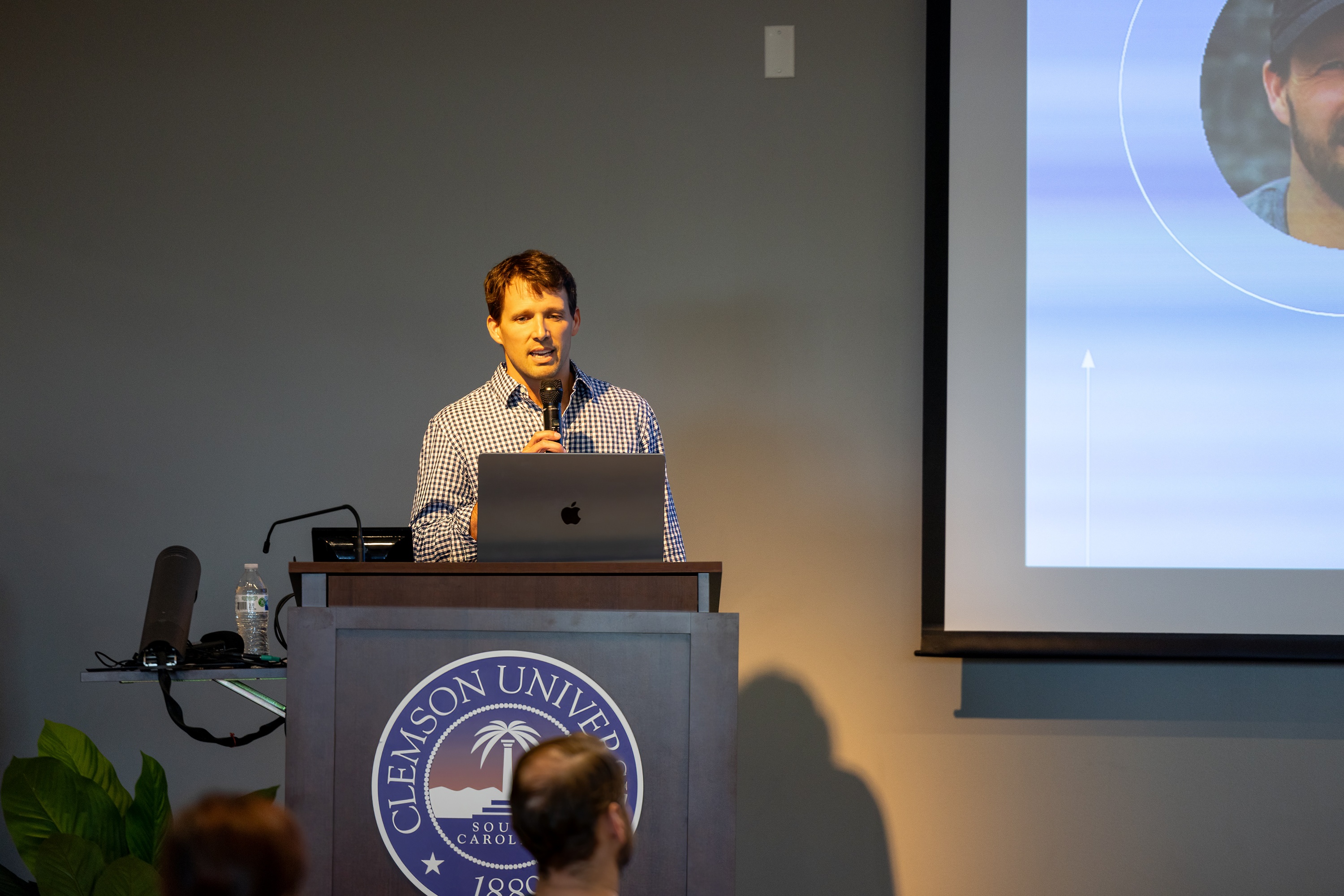 Todd Gower speaking at the 2023 Carolina Code Conference