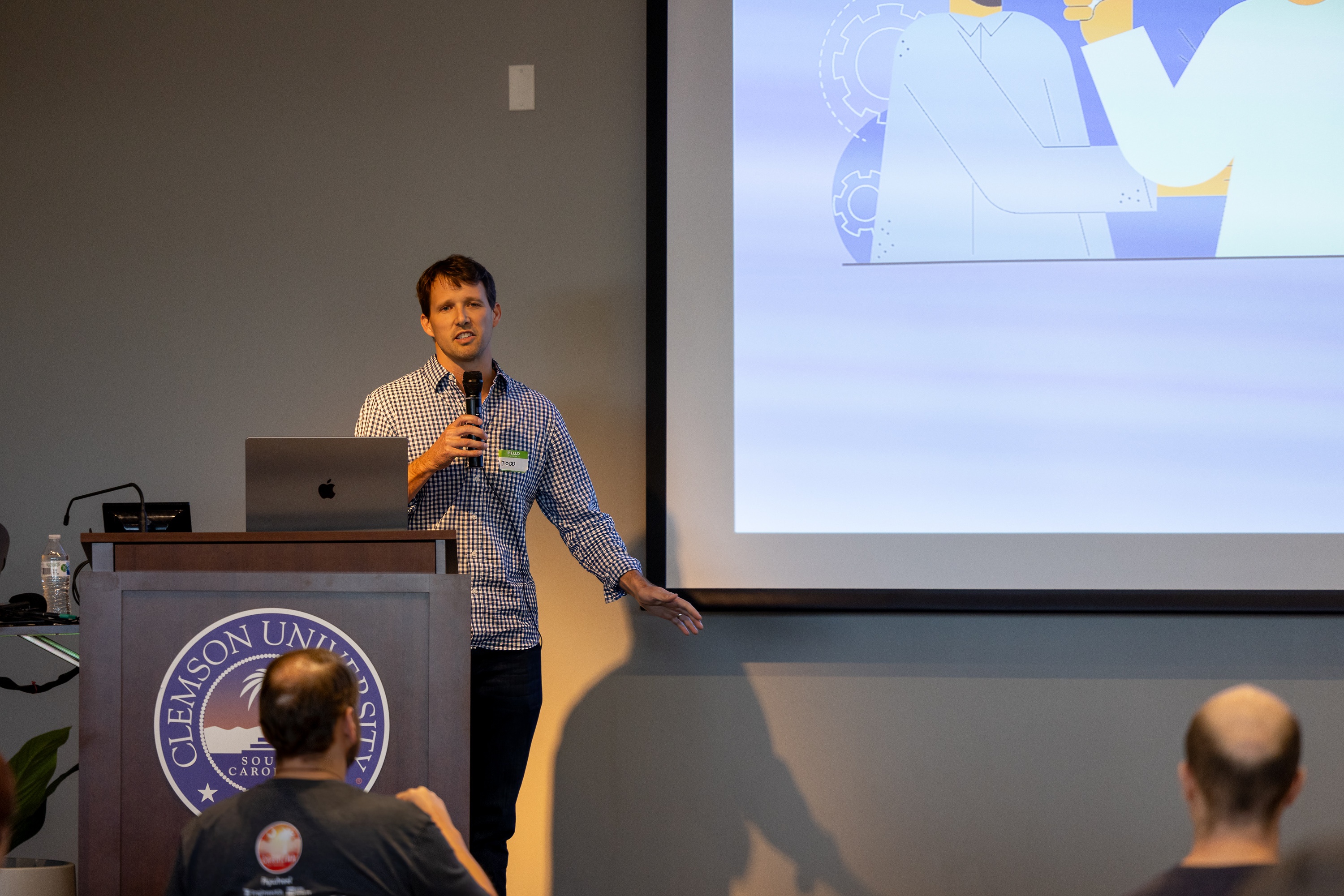Todd Gower speaking at the 2023 Carolina Code Conference