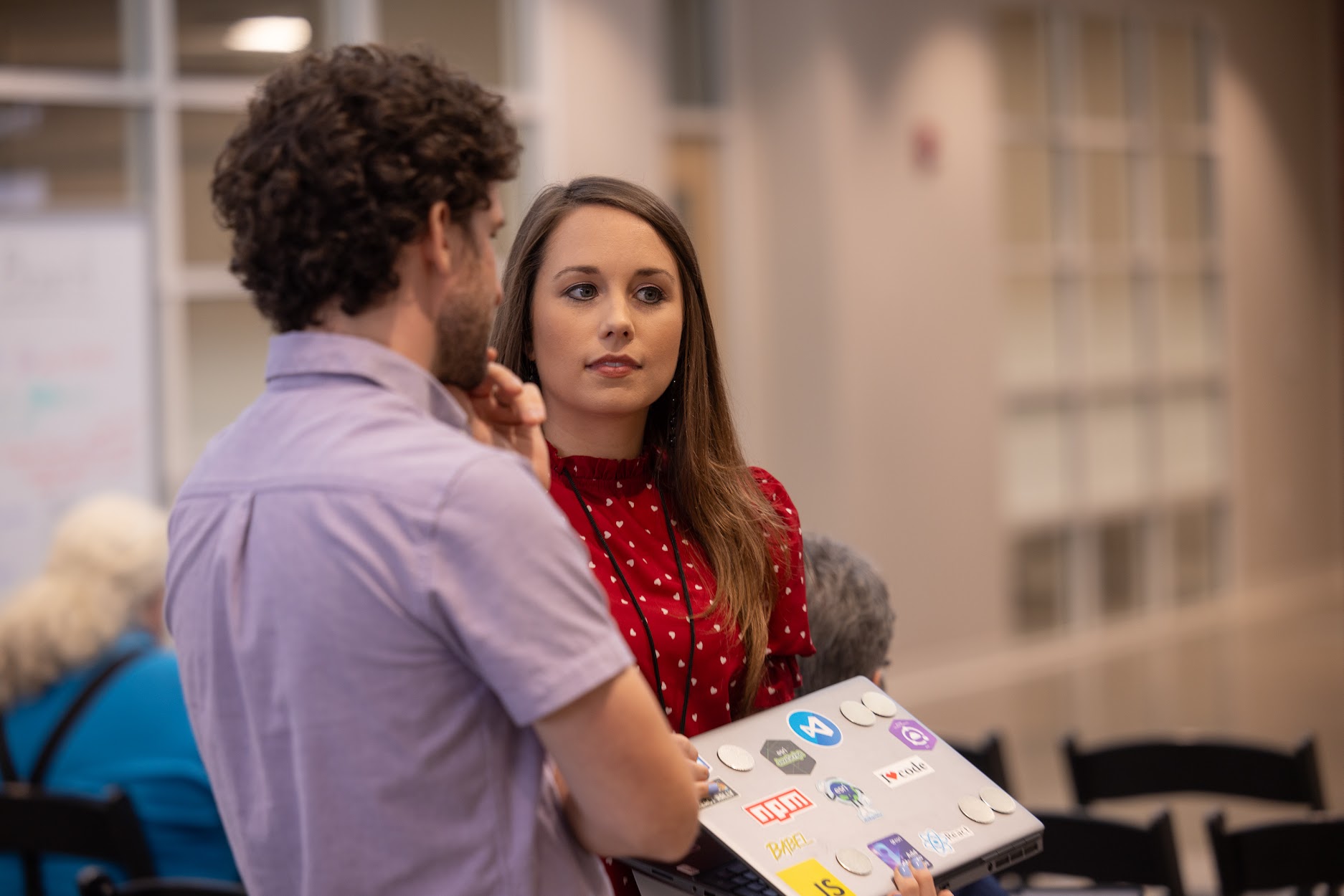 Courtney Yatteau speaking at the 2024 Carolina Code Conference